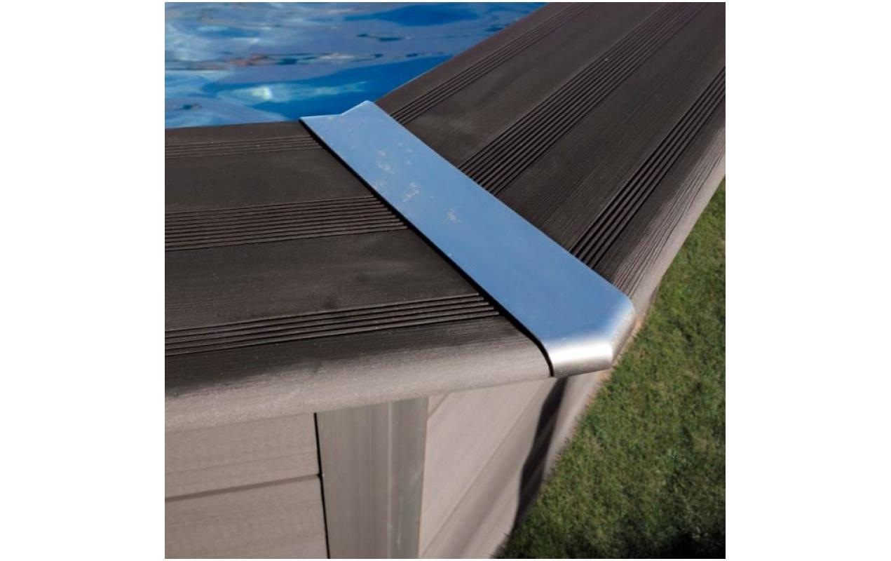 Gre Achtformpool »Avantgarde« 6-tlg., Composite Pool, ØxH: 410x124 cm