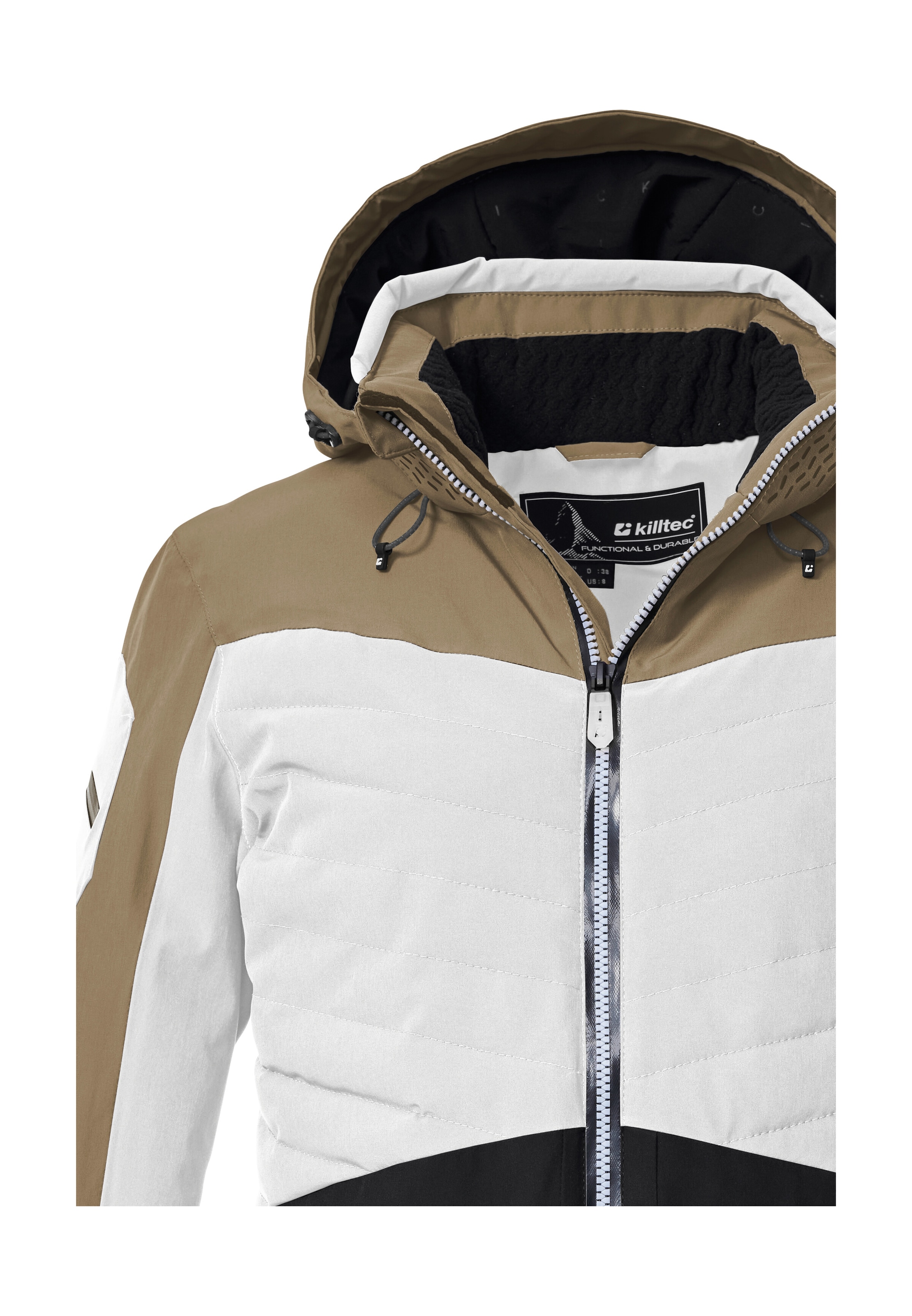 Killtec Skijacke »KSW 30 WMN SKI JCKT« Damen Skijacke: wasserdicht, atmungsaktiv, Colourblock-Design