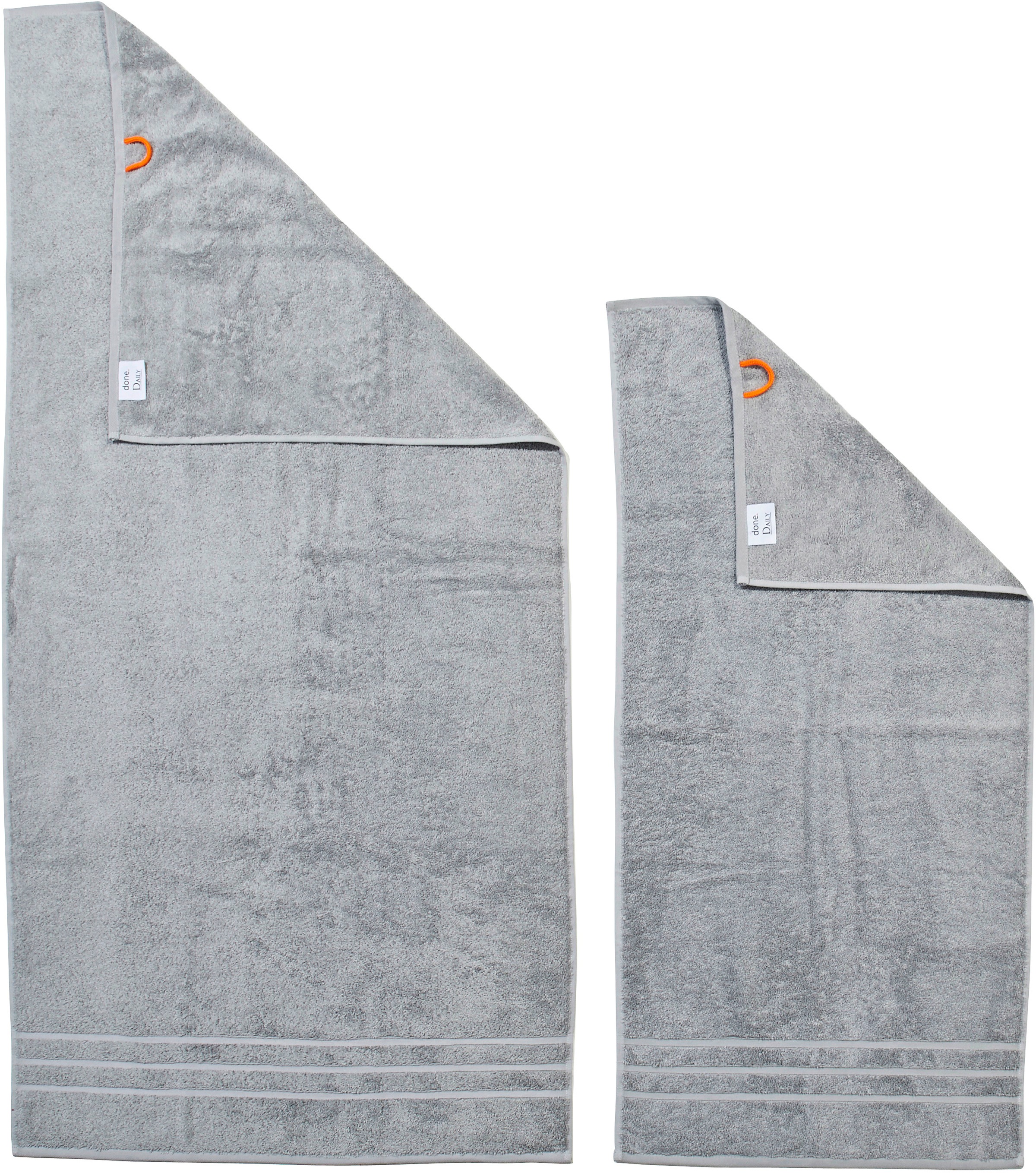 done.® Handtuch Set »Daily Uni« Set 6 tlg. Walkfrottier