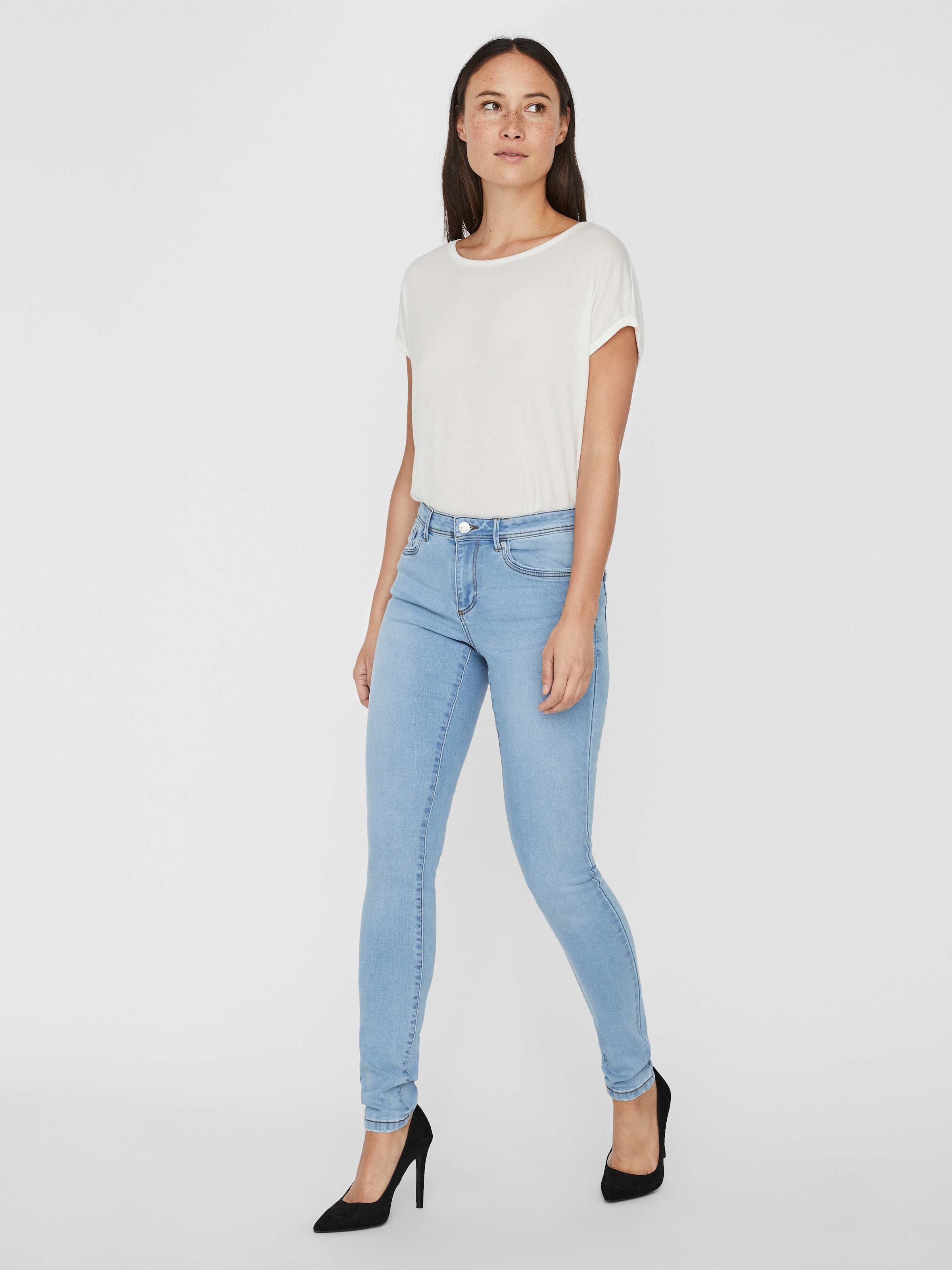 Vero Moda Jeans skinny »VMTANYA MR S PIPING JEANS VI352 GA NOOS«