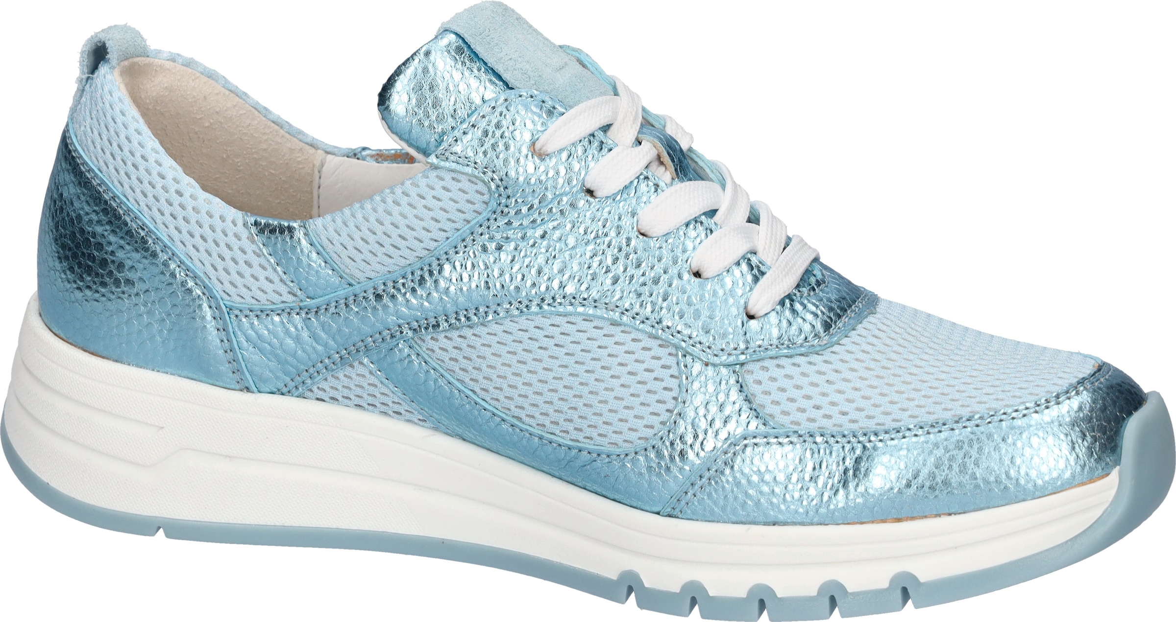 Waldläufer Sneakers  chaussure basse, chaussure à lacets, sneaker de loisirs avec col souple