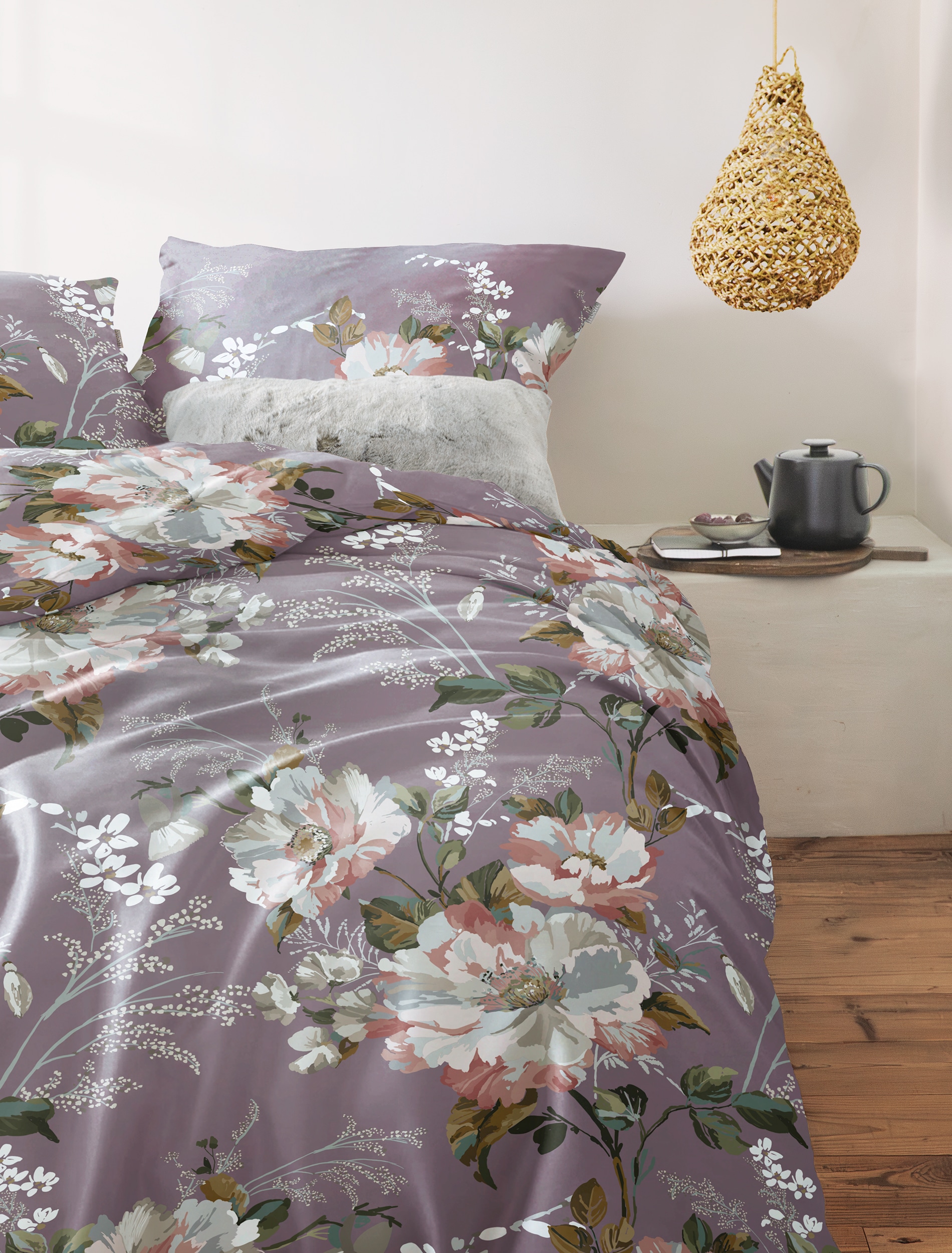 Irisette Linge de lit »Wave 8781« 2 Mako-Satin, anschmiegsam und atmungsaktiv, Ganzjahresqualität
