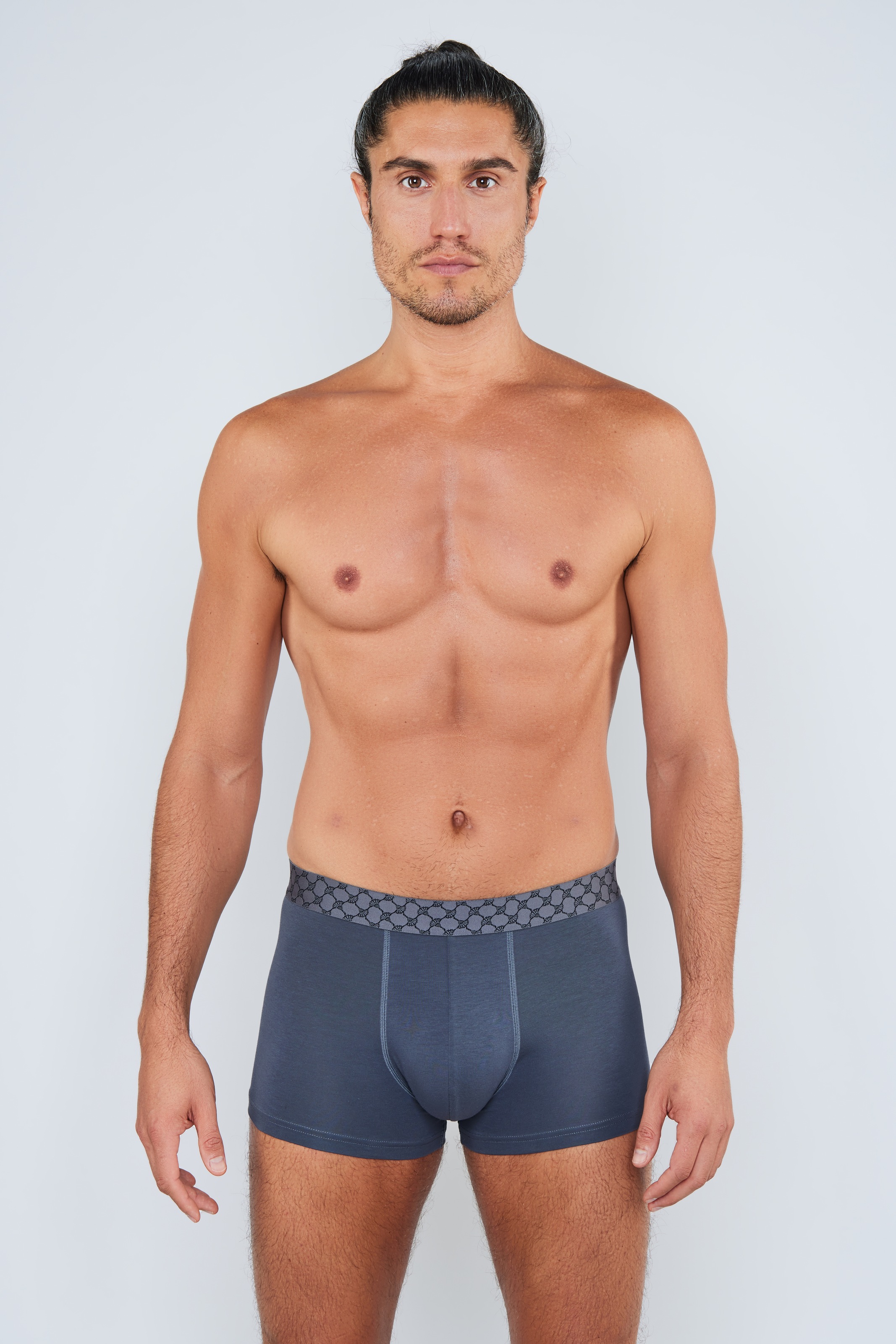 JOOP! Boxershorts »Everyday«, Baumwoll-Mix, Cornflower-Design-Bund, elastisch, ohne Eingriff