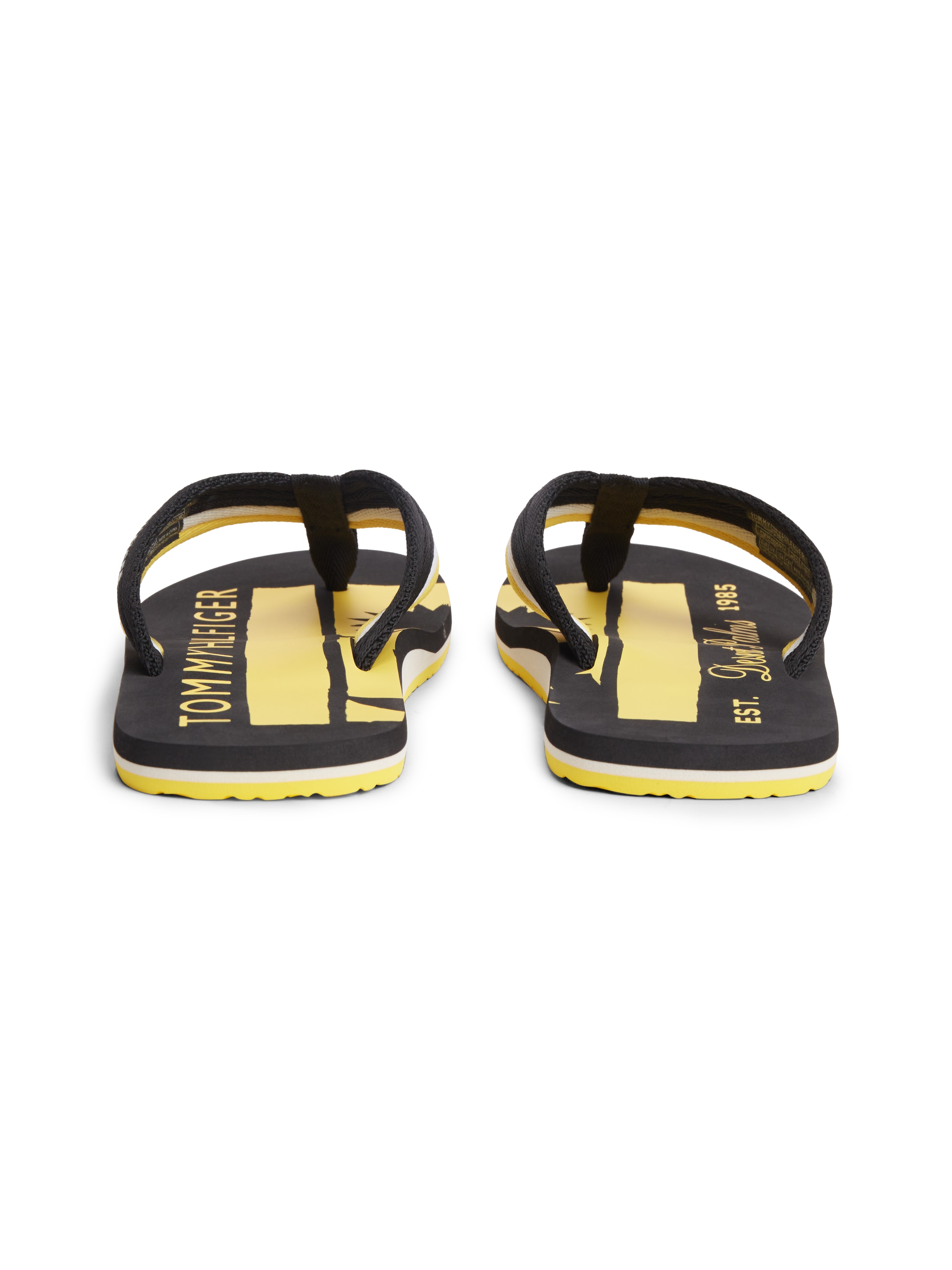 Tommy Hilfiger Séparateur d'orteils »PATCH HILFIGER BEACH SANDAL«  Sommerschuh, Strandschuh mit gestreifter Bandage