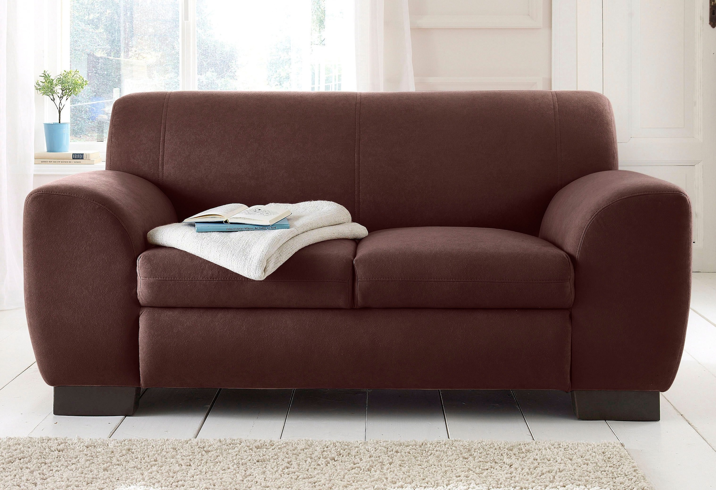 Home affaire Sofa »Nika L-Form« als 2-oder 3-Sitzer, in Microfaser PRIMABELLE® oder Struktur