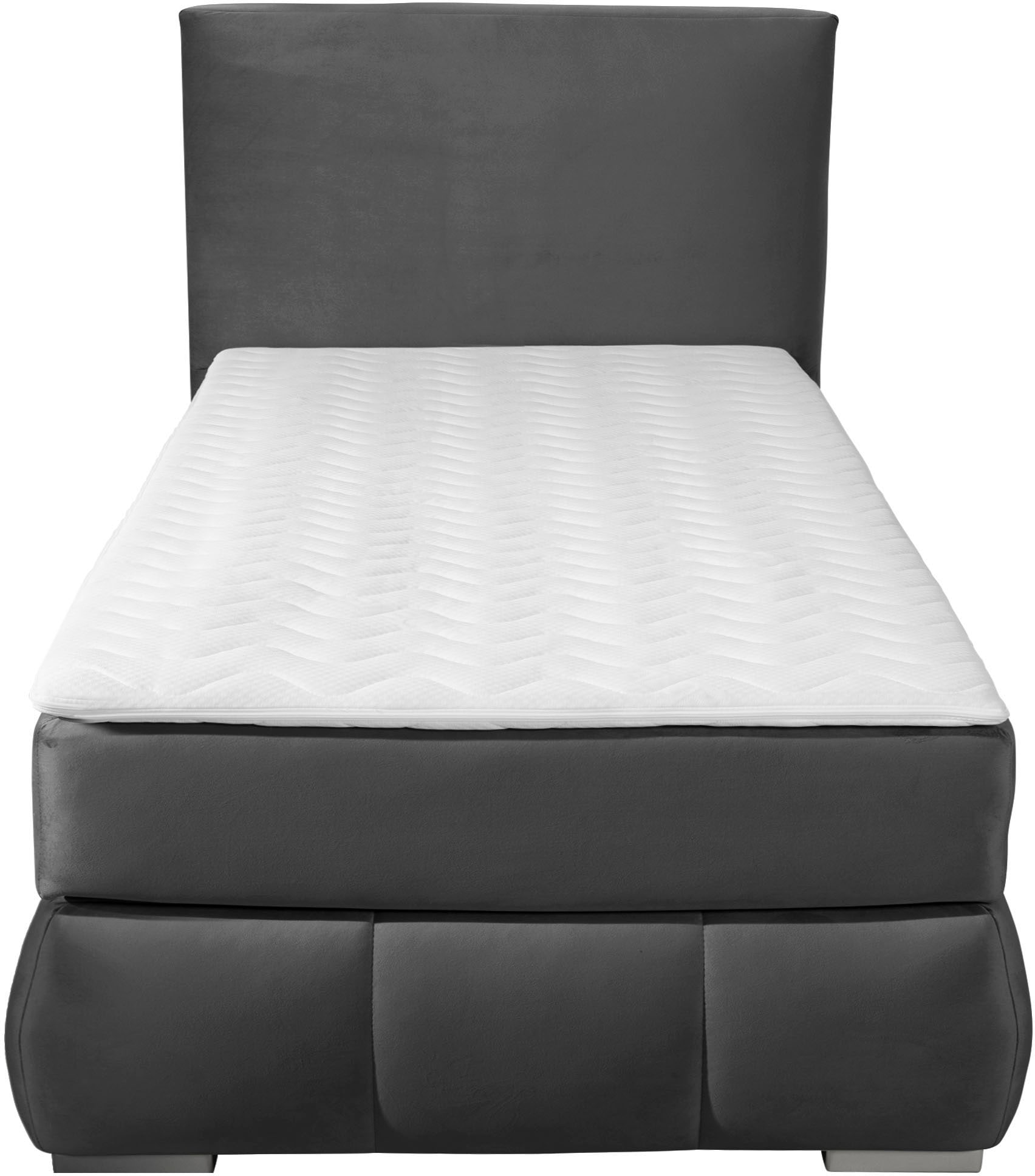 Home affaire Lit boxspring »Wehma« incl. surmatelas dans 3 matelas différents, aussi en velours