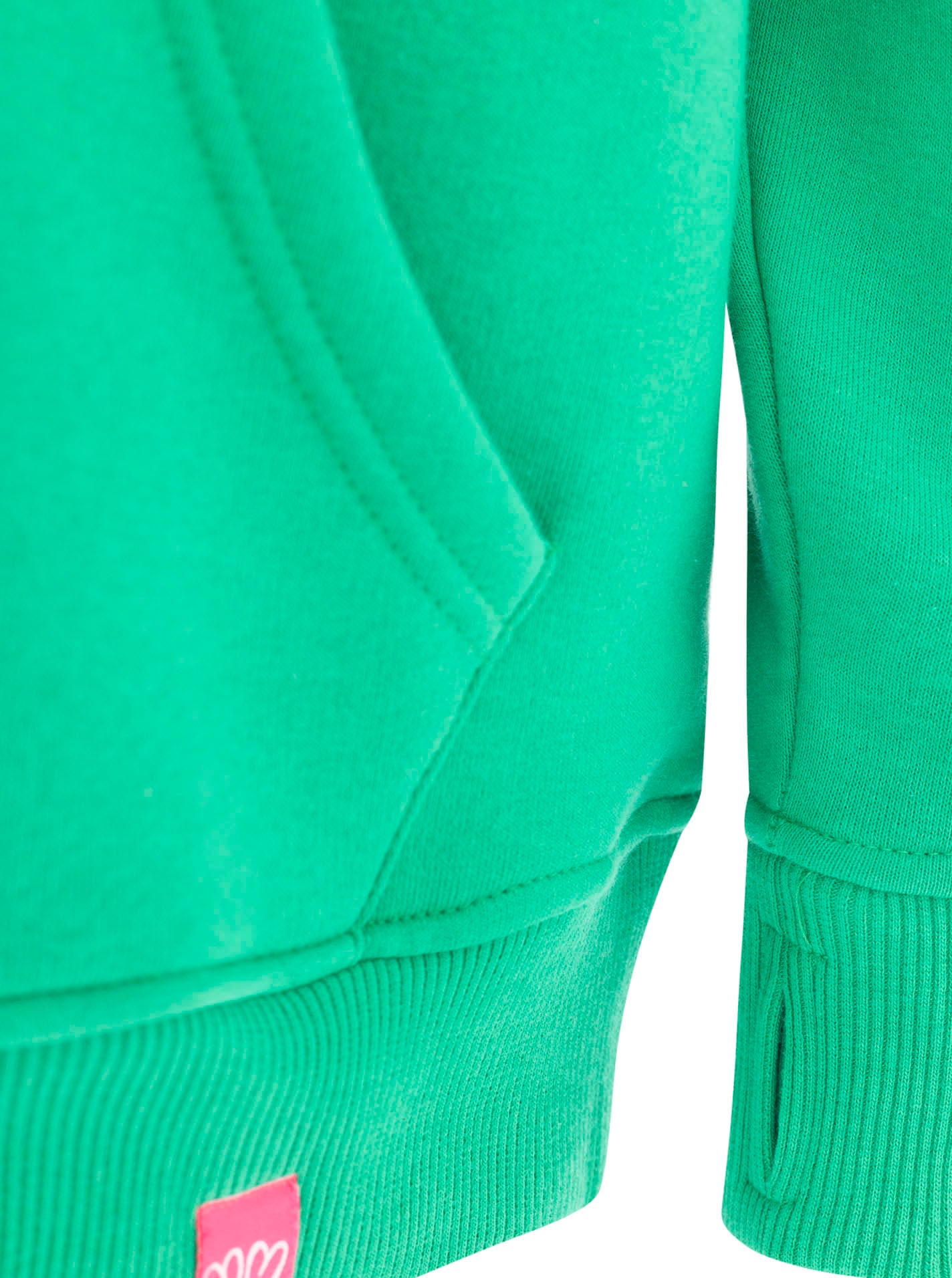 Zwillingsherz Hoodie »"AMOUR"«, Motif brodé avec cœurs et dentelle, capuche, poche kangourou
