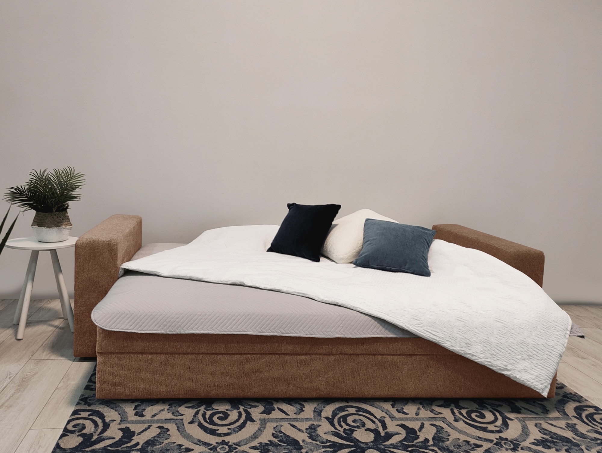 Home affaire Schlafsofa »Calrence« mit aufklappbarer Bettfunktion, zwei Armlehnevarianten in der Serie