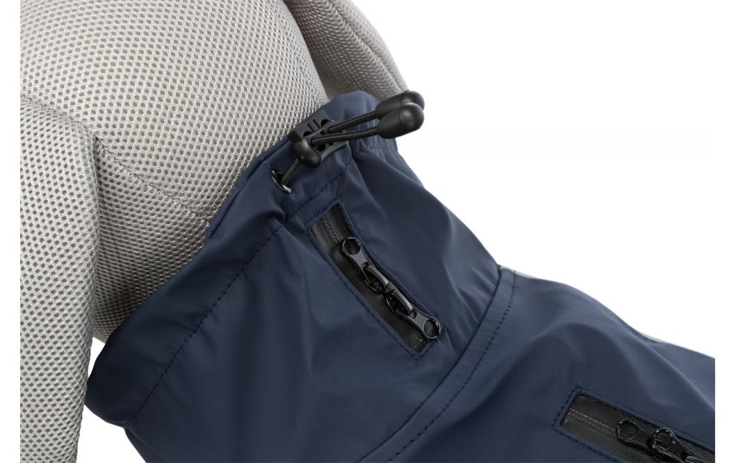 TRIXIE Hunderegenmantel »Trixie Regenmantel Be Nordic Husum S: 35 cm, Dunkelblau« Polyester | Polyurethan (PU)