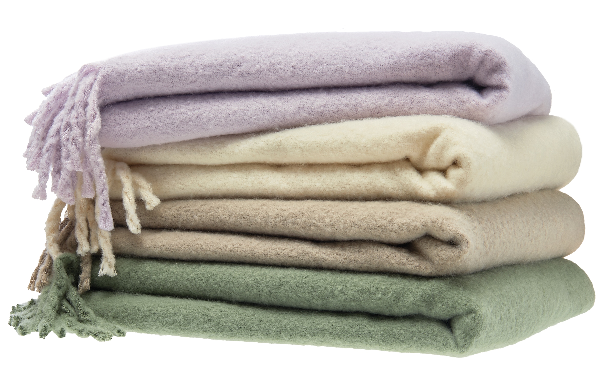 SCHÖNER WOHNEN-Kollektion Couverture d'intérieur »Plenty« avec longues franges