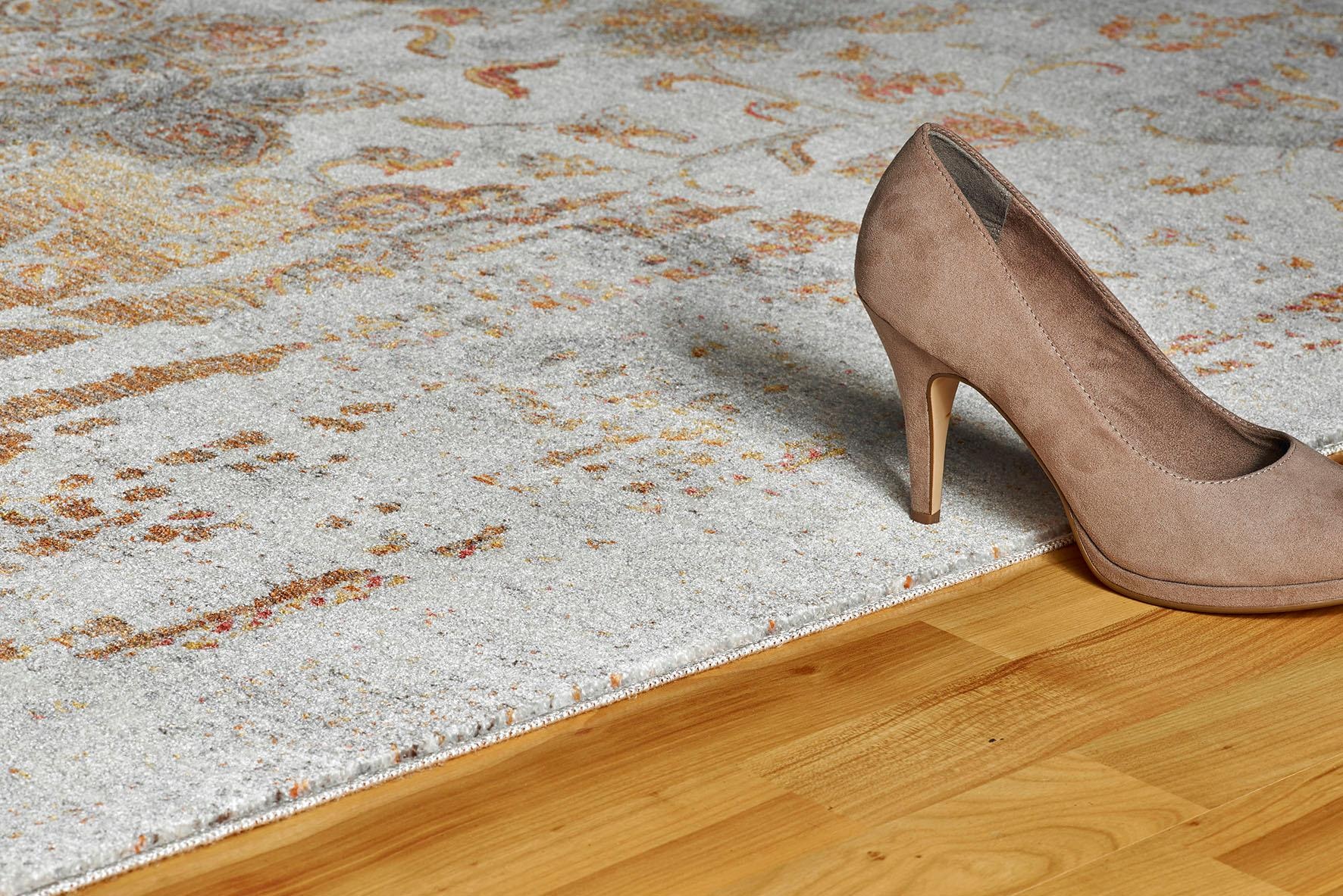 Obsession Teppich »My Laos 453« rechteckig 14 mm Höhe modernes Vintage Design, mit Fransen