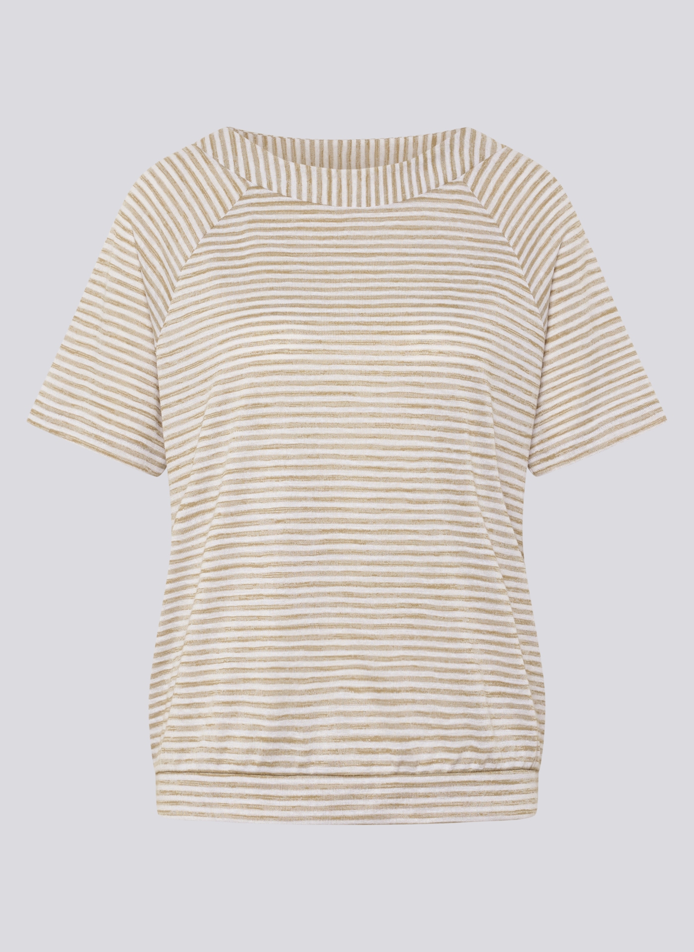 Rabe T-shirt à manches courtes im Streifen-Look und mit Rundhals