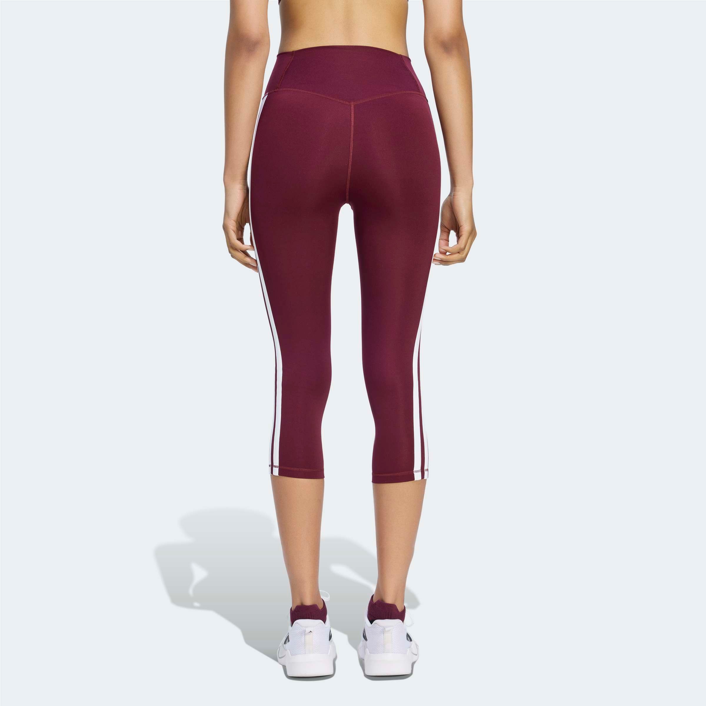 adidas Performance Trainingstights »OPTIME ESSENTIALS WORKOUT 3-STREIFEN 3/4 LEGGINGS«