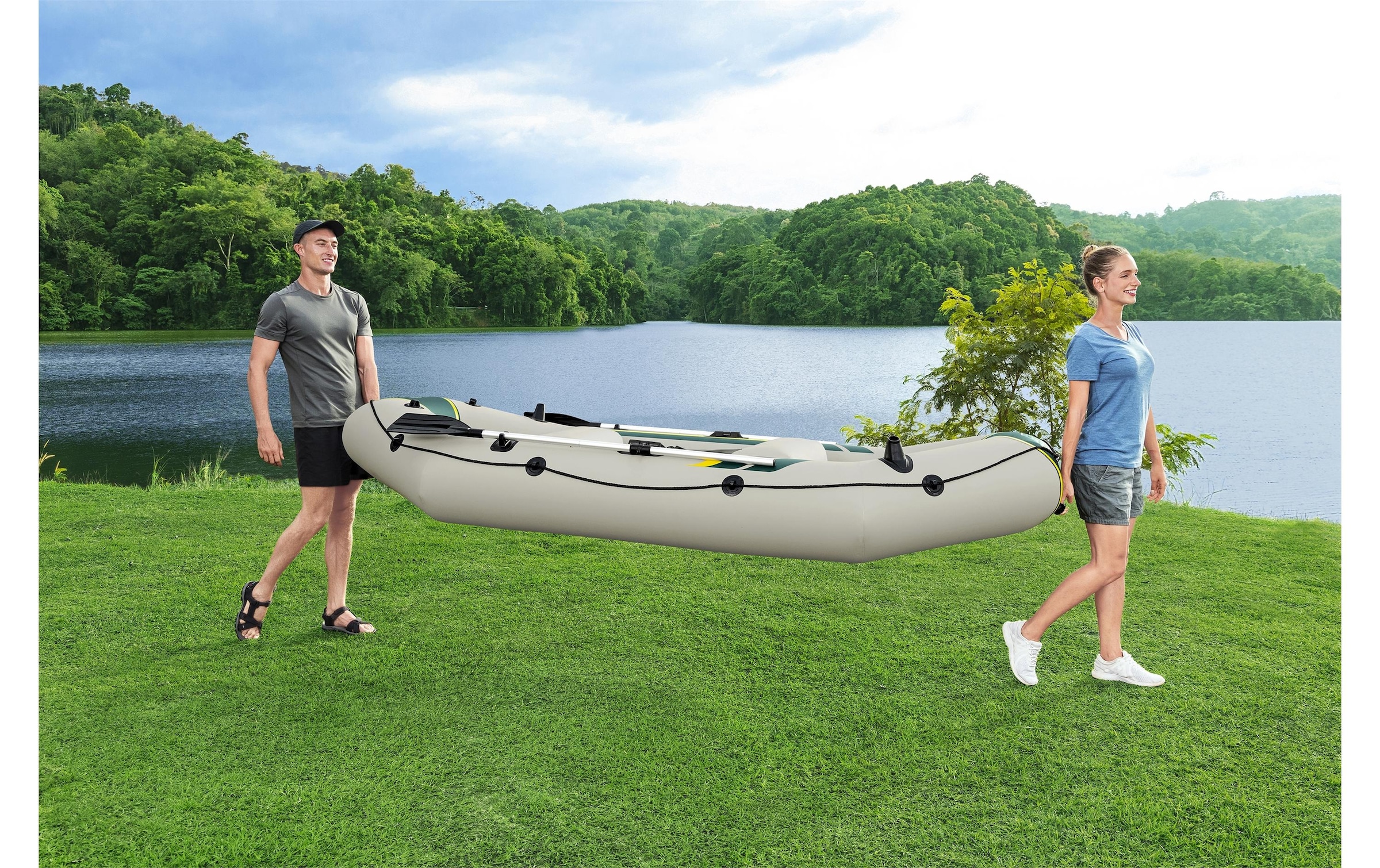 Bestway Bateau pneumatique »Hydro-Force Komplett-Set Ranger Elite X3« Gummiboot