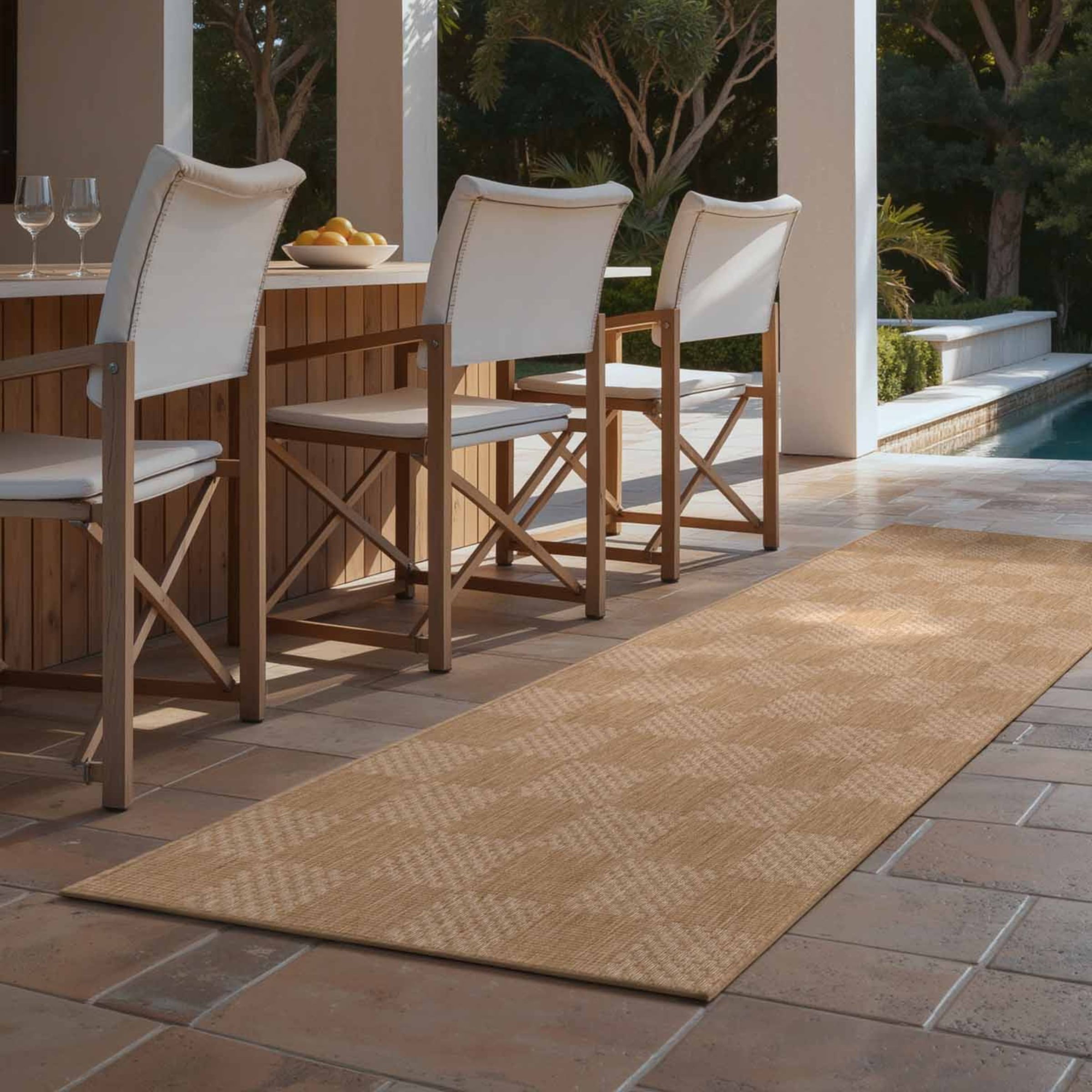 Ted Baker Tapis »Dorothy , Wendeteppich« Rectangulaire 8 mm Höhe Designteppich, Wetterfest, Pflegeleicht, Modern, Wohnzimmer, Terrasse