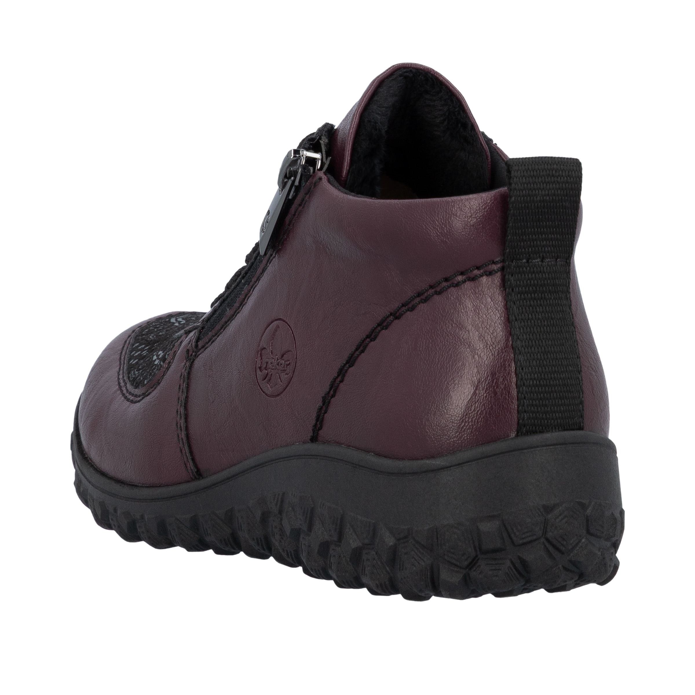 Rieker Bottines de sneakers  High Top Sneaker, Schnürboots, Stiefelette mit weichem Schaftrand