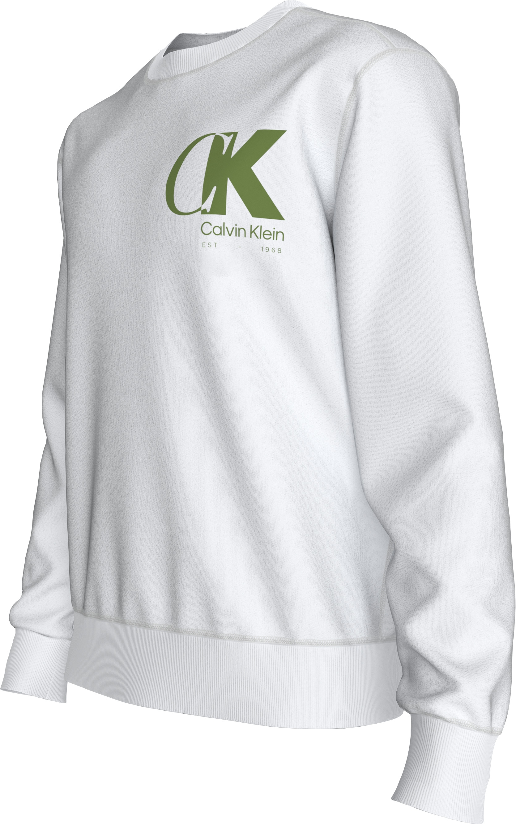 Calvin Klein Jeans Sweat-shirt »LS EU 350TERRY CK OVERLAP GRAPHI«, Col rond, coupe régulière

