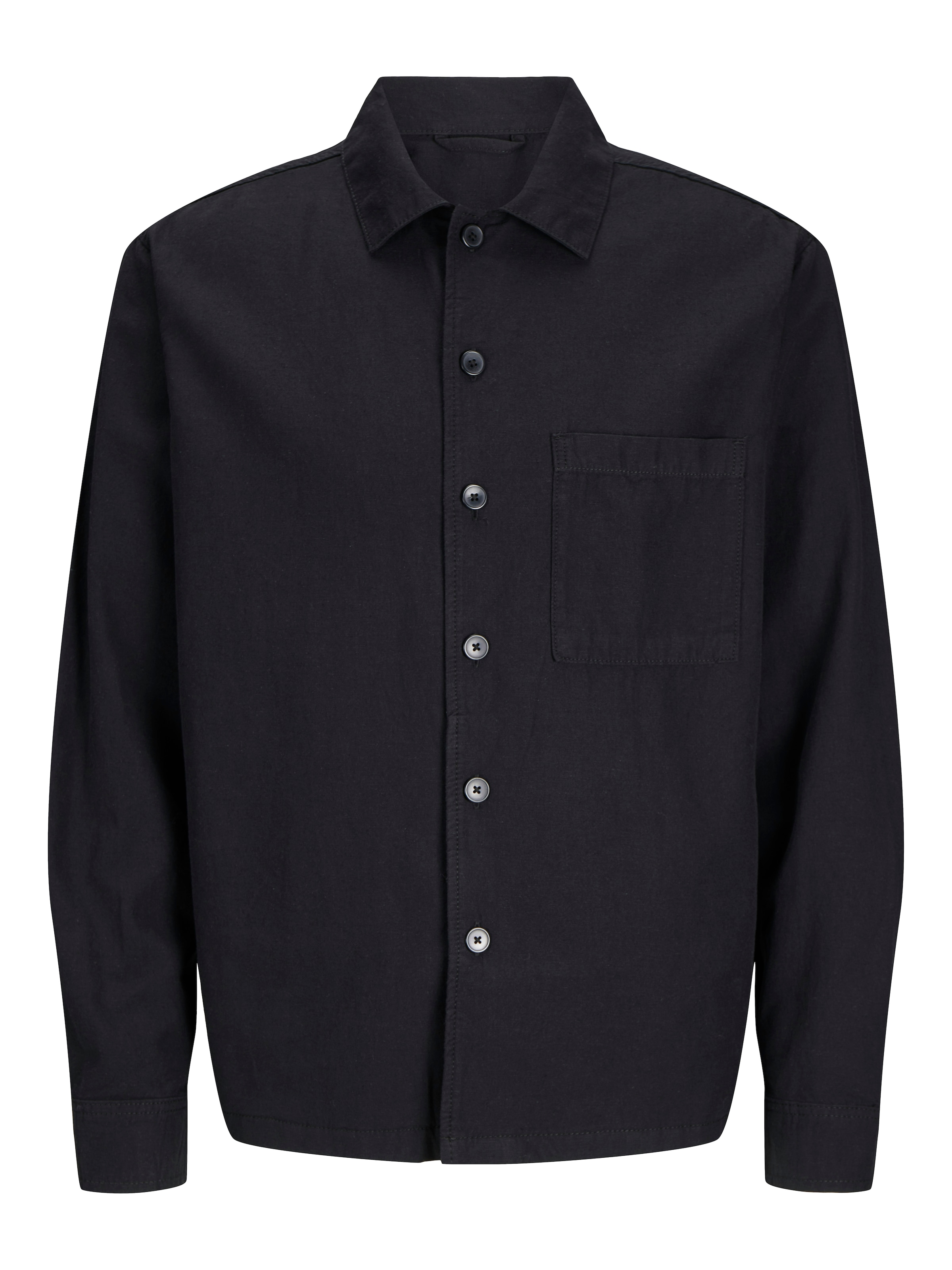 Jack & Jones Langarmhemd »JJEURBAN EDGE OVERSHIRT LS SN«, mit Hemdkragen