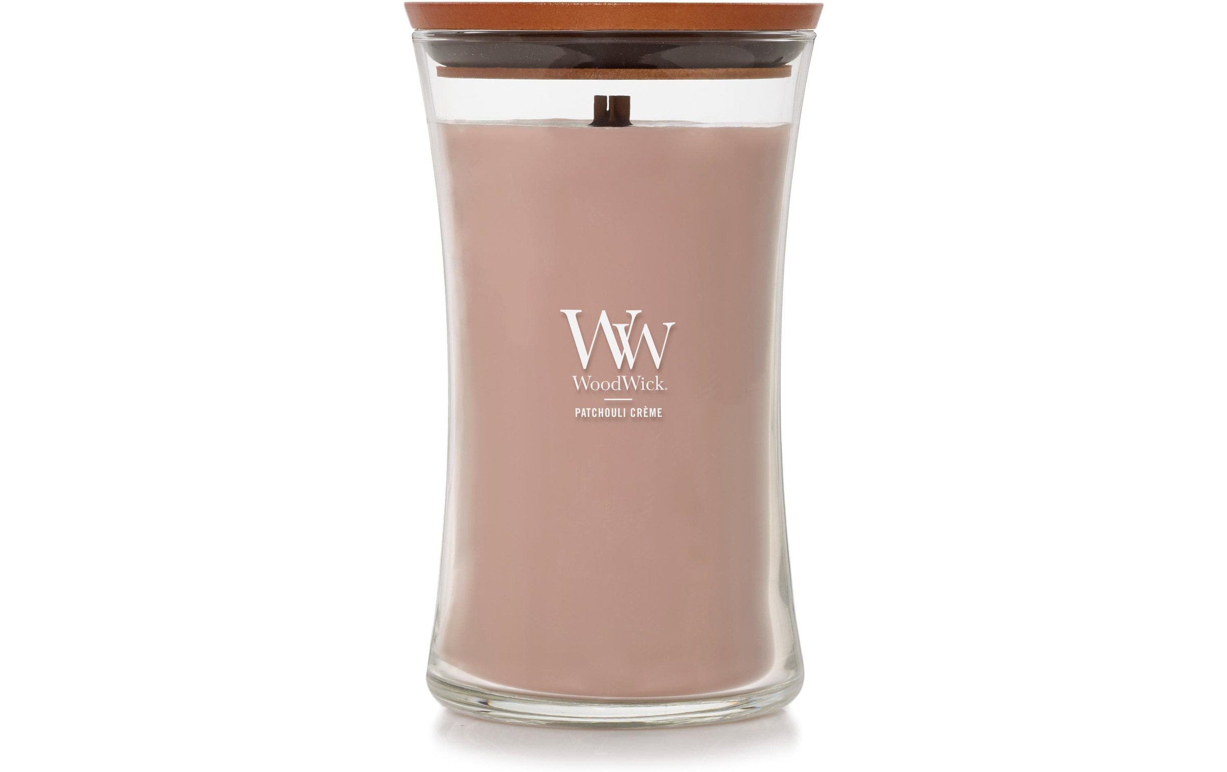 Woodwick Duftkerze »Patchouli Crème Large Jar«