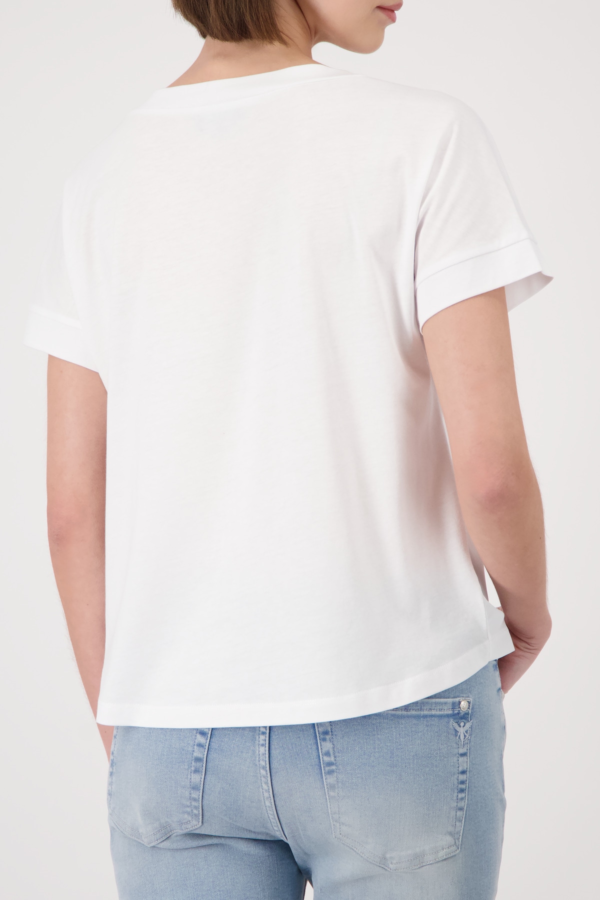 Monari Blouse à enfiler »Schluse Basic Schluse« Regular fit mit Brusttasche