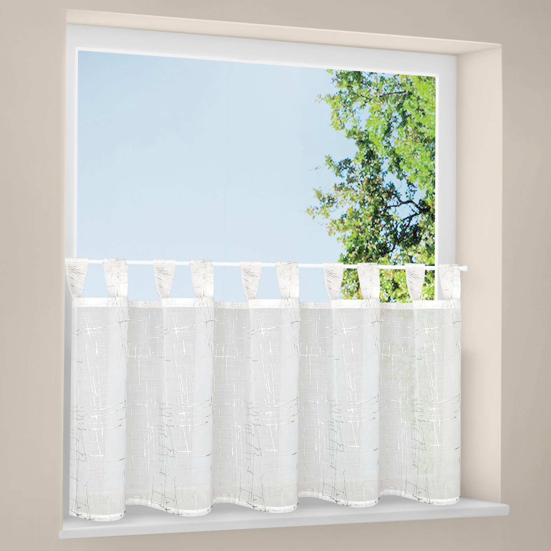 Gerster Scheibengardine »Femke« Schlaufen 1 Stk. tlg. SB-Schlaufenbistro "FEMKE"