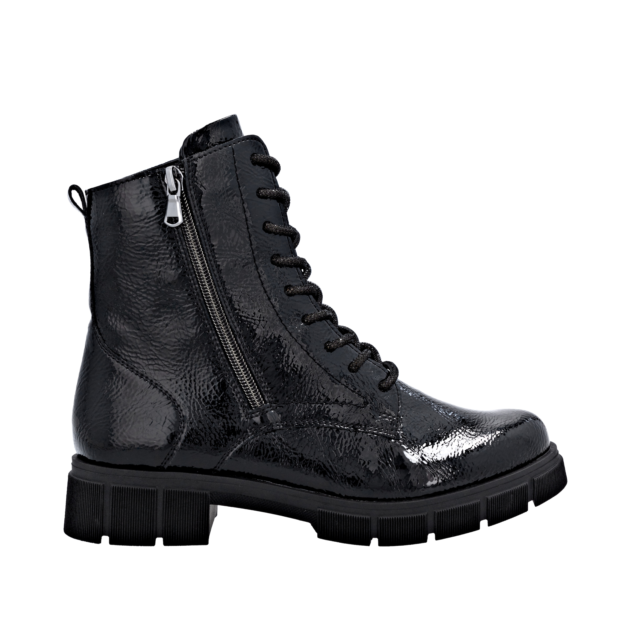 Remonte Bottes à lacets  bottines à lacets, bottines, semelle profilée, avec lacets pailletés