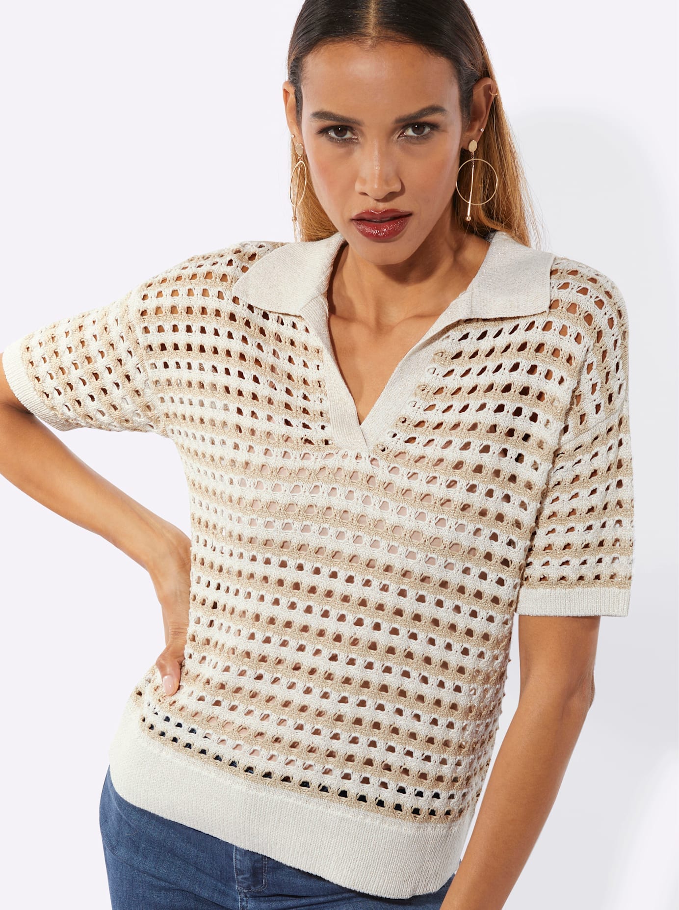 creation L Pull à manches courtes »Pullover«