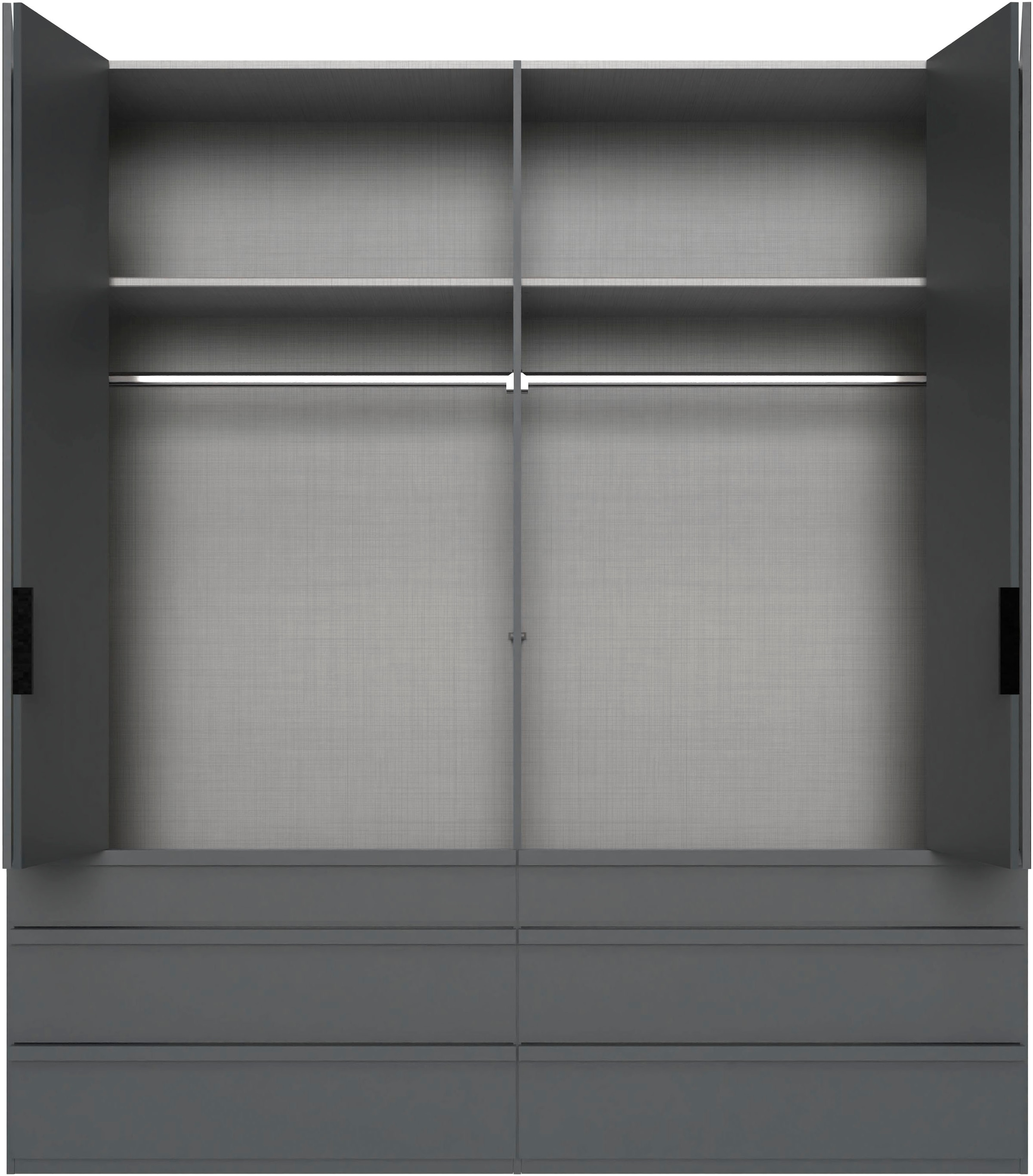 Wimex Armoire à portes pliantes »Oxford by fresh to go, in der Breite 200cm, in 2 Höhen erhältlich« mit Schubladen, wahlweise mit oder ohne Spiegel,  mit hochwertigen Falttüren für den perfekten Überblick