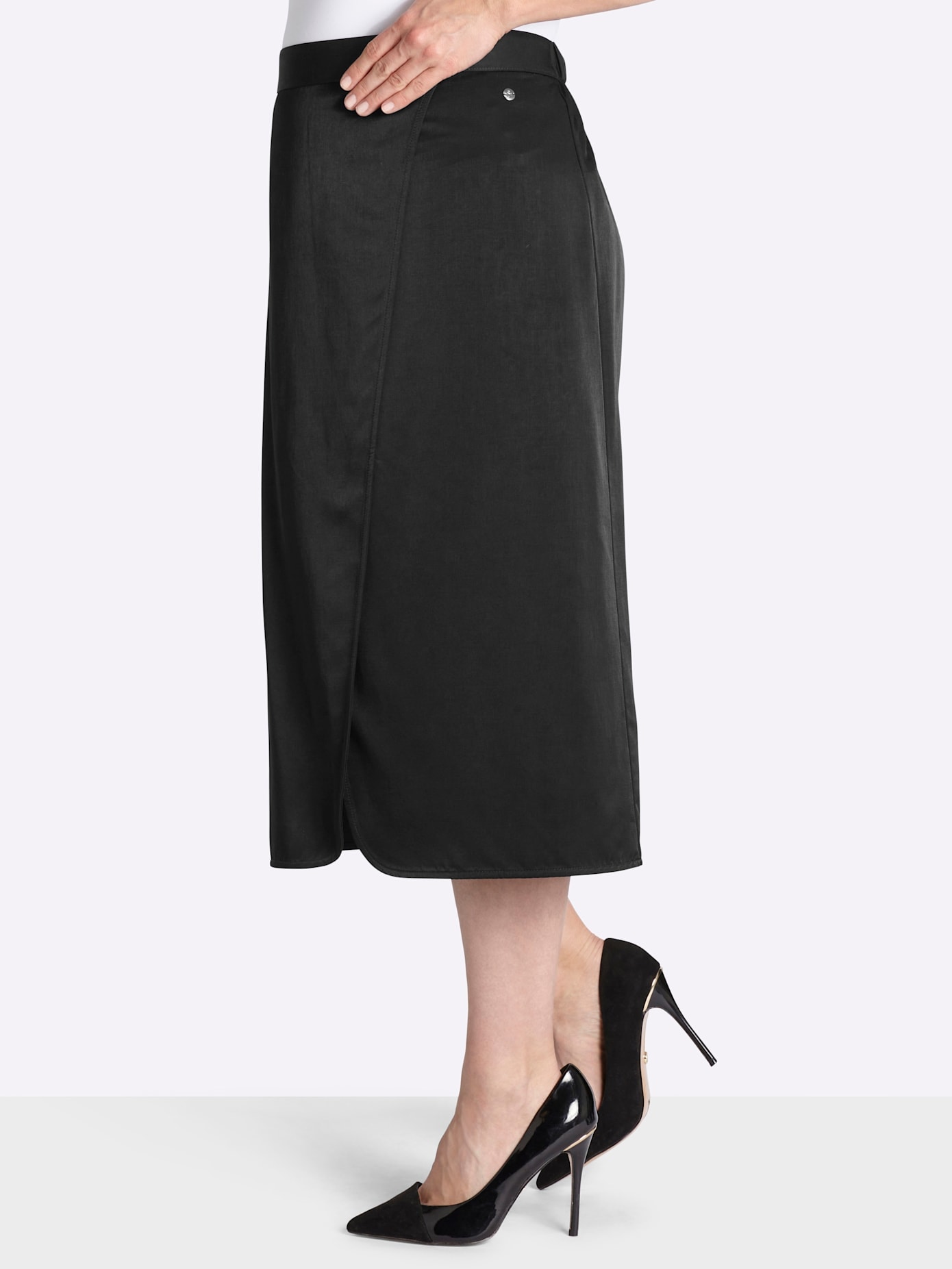 Sheego Jupe en satin