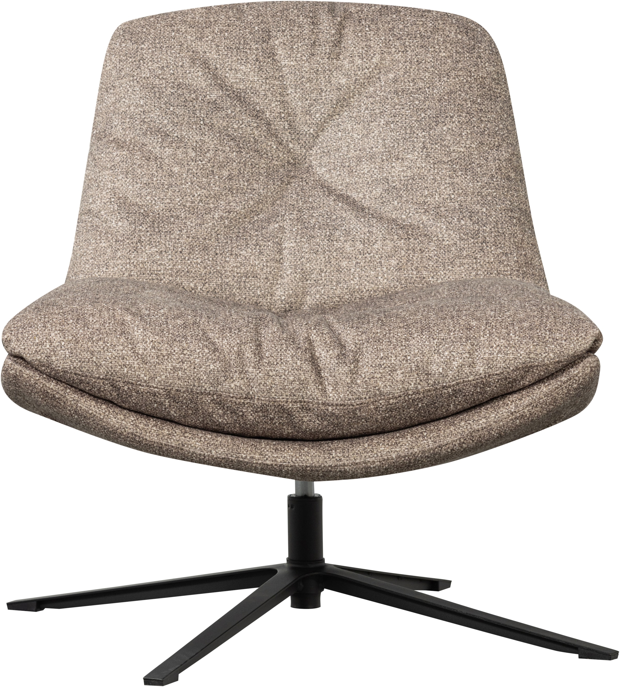 WOOOD Fauteuil pivotant »Arve mit Gewebtem Bezug und Drehmechanismus B 82 x T 87 x H 86 cm« très haute résistance à l'usure, capacité de charge 120 kg, structure métallique