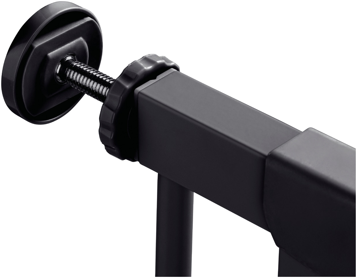 Hauck Türschutzgitter »Clear Step Autoclose 2, Black« auch als Treppenschutzgitter verwendbar; 75-80, flacher Durchgang