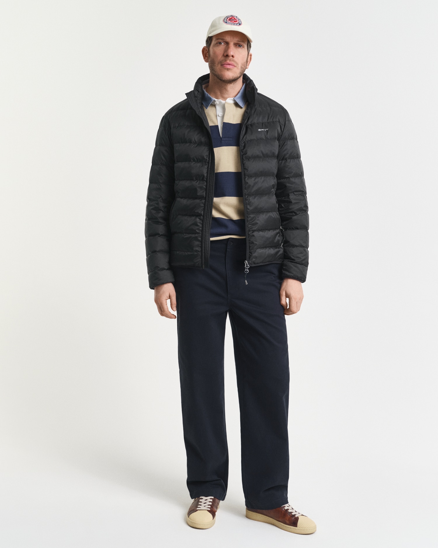 Gant Veste matelassée »LIGHT DOWN JACKET« 2-Wege-Reissverschluss, Übergangsjacke, regular fit