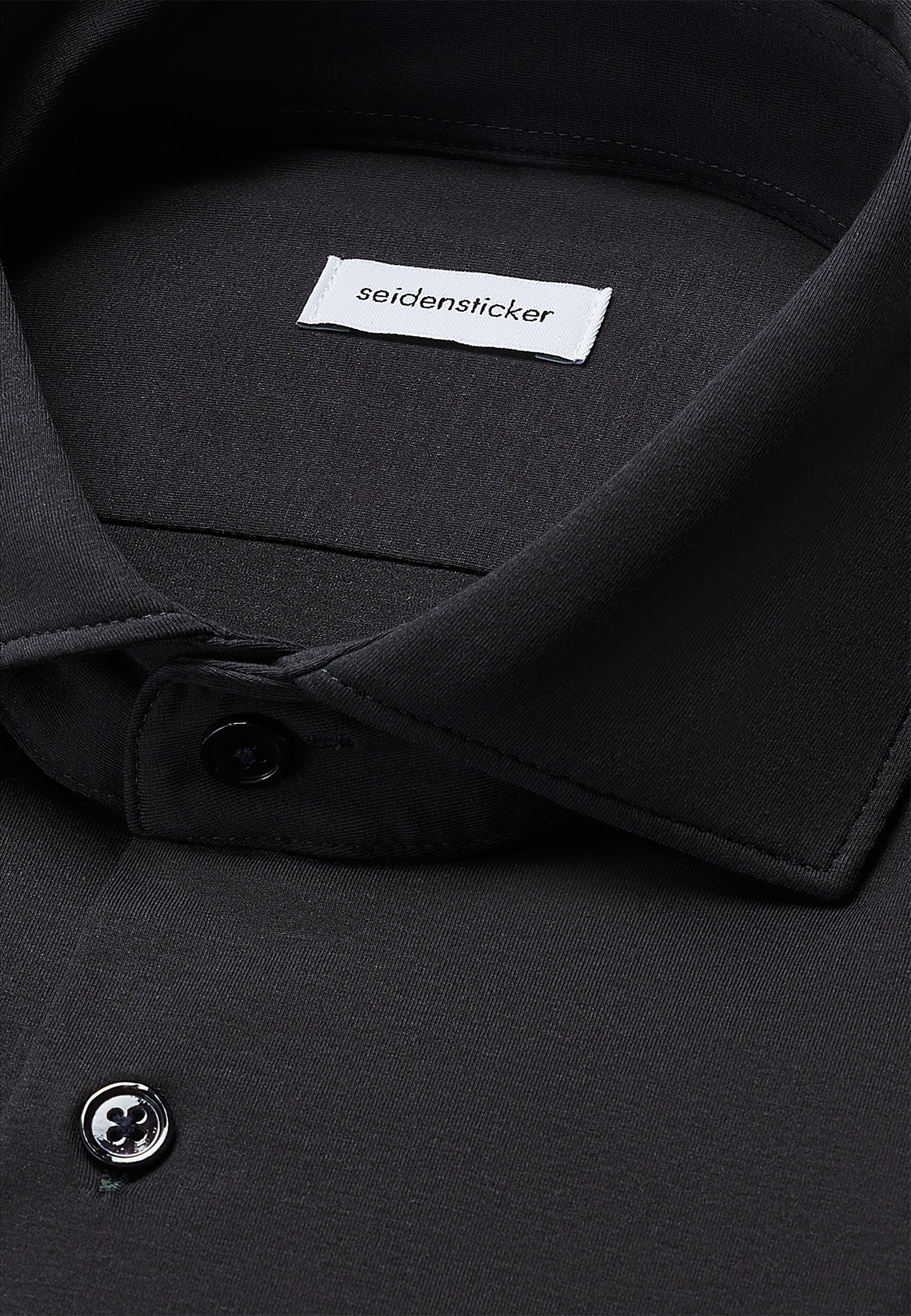 seidensticker Businesshemd »Schwarze Rose« Slim 1/1 Kentkragen Uni