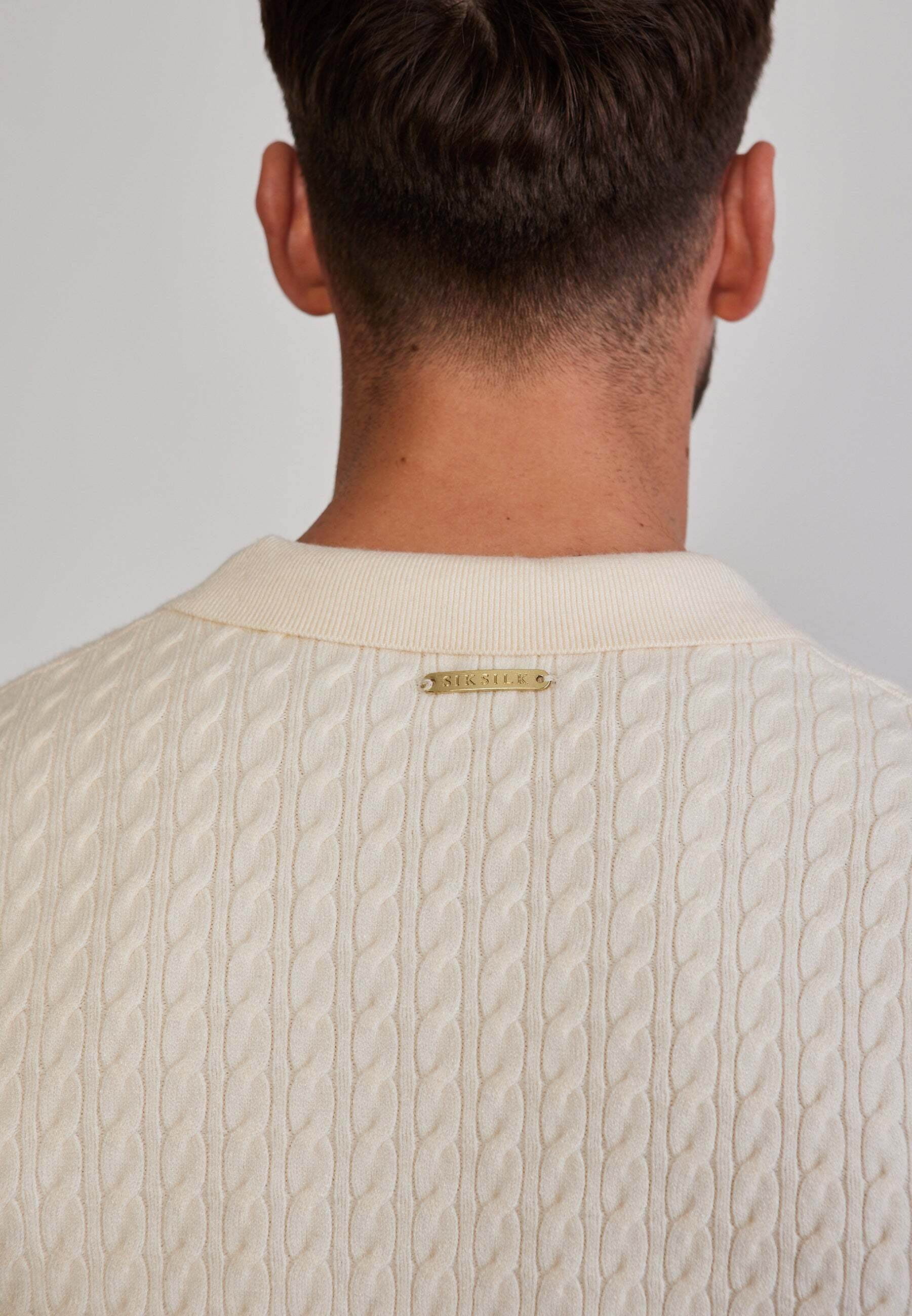 Siksilk Langarm-Poloshirt »Siksilk Langarmpolo Knitted Polo«