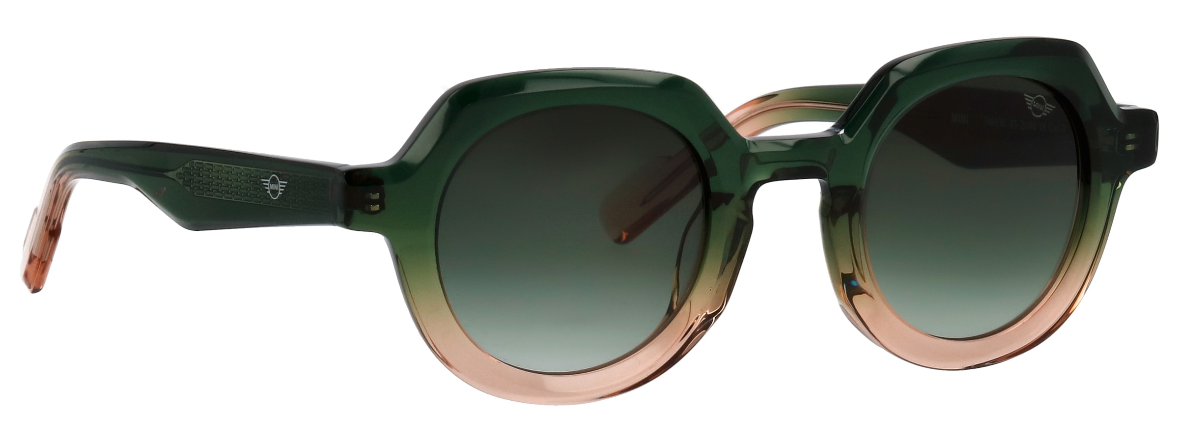 MINI EYEWEAR Lunettes de soleil »Modell 746036« Form Hexagon, Logoschriftzug auf Bügel, Kunststofffassung