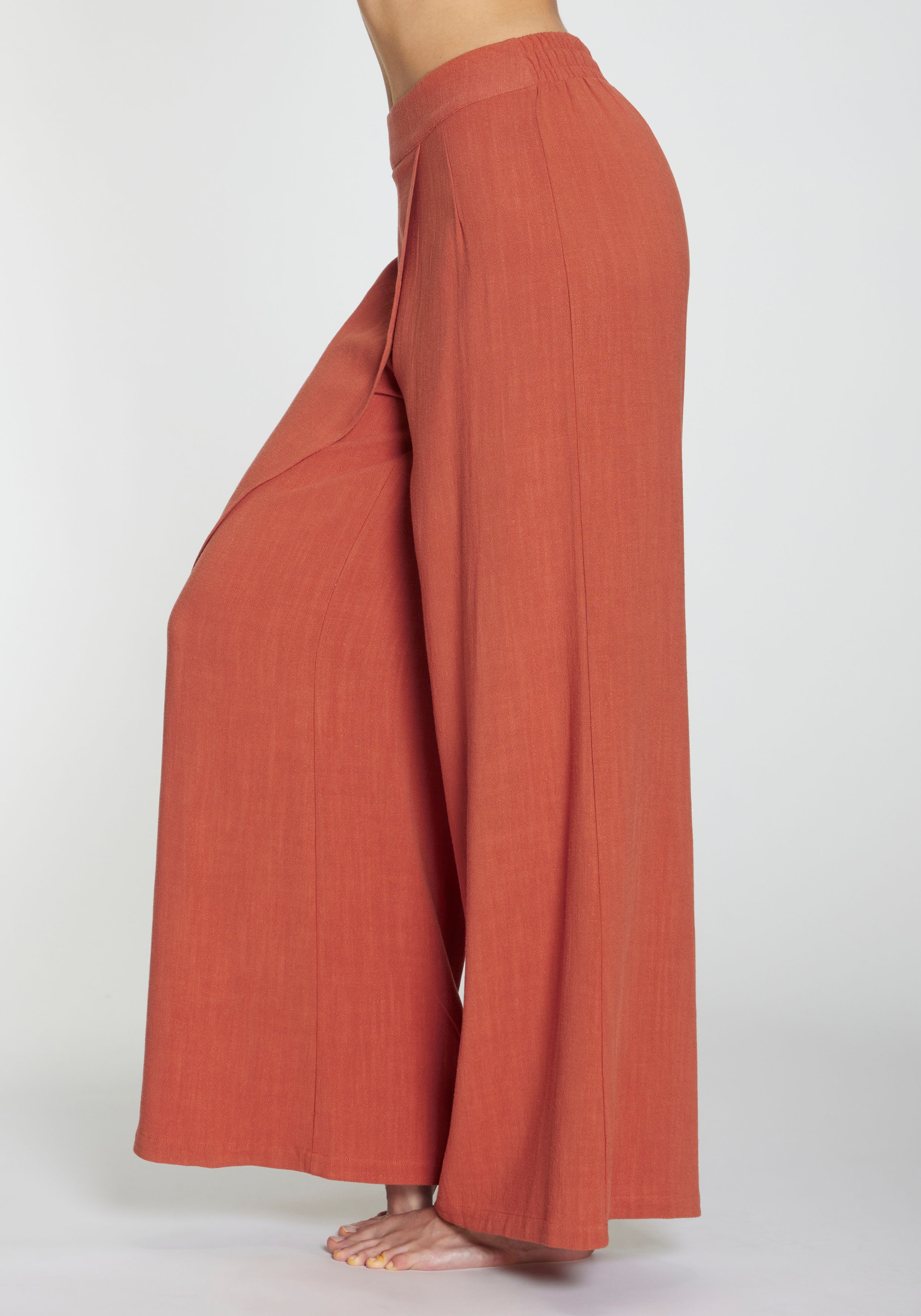 French Connection Loungehose  , mit Leinen-Anteil,  in weit fliessendem Lagenlook