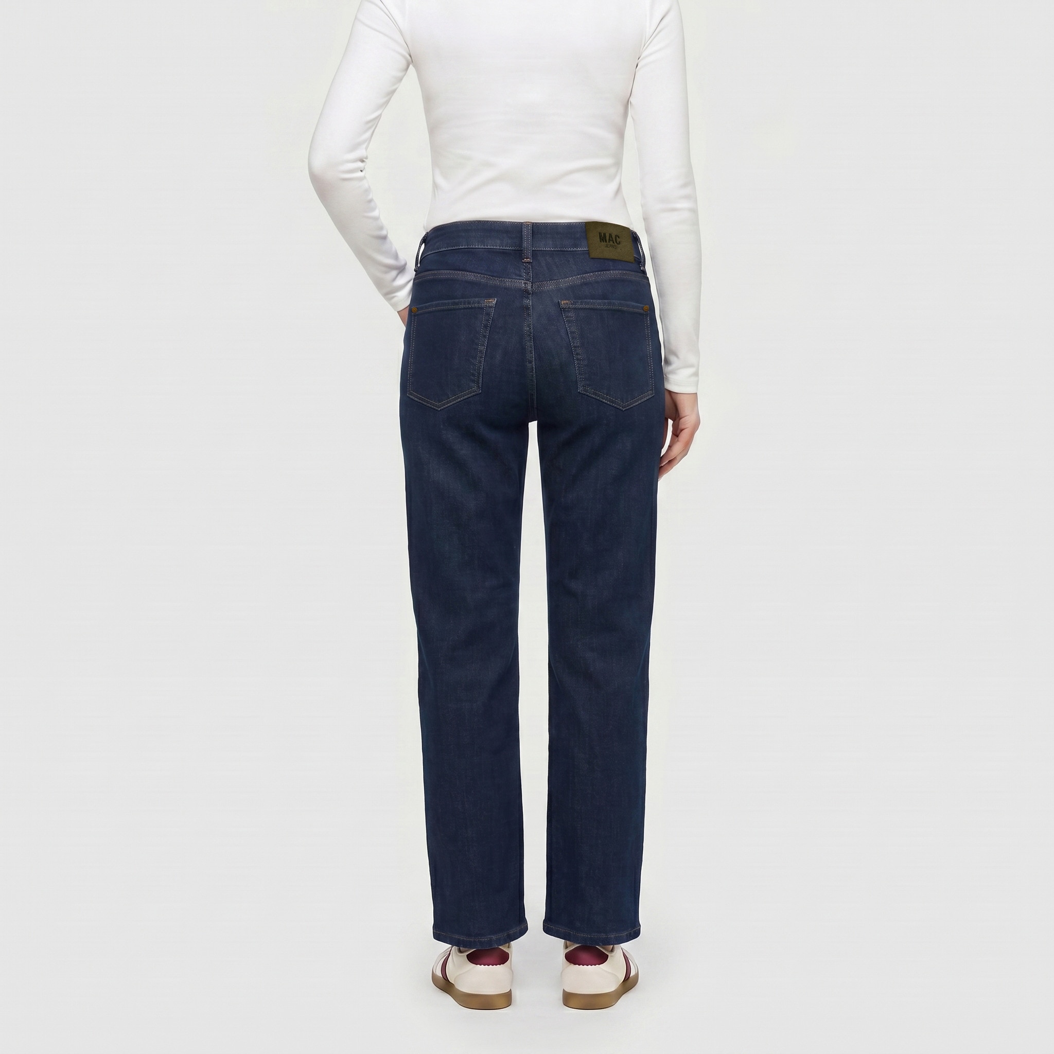 MAC Jeans droit »GINA straight« Mittlere Leibhöhe mit bequemer Taille
