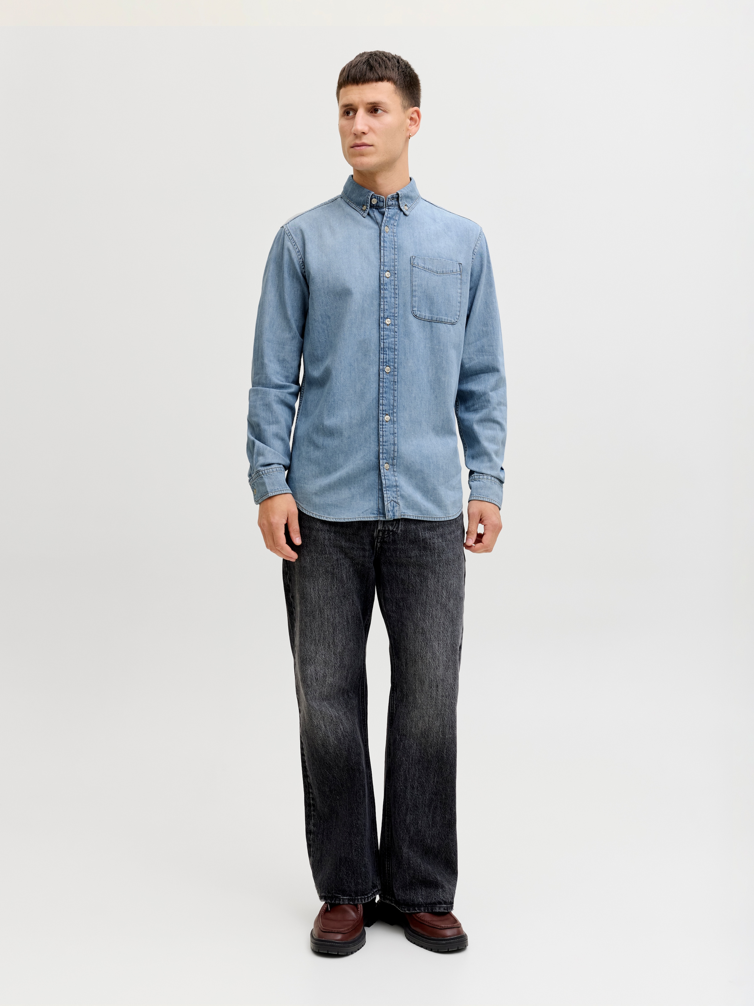 Jack & Jones Jeanshemd »JJEBROOK JJOXFORD SHIRT AKM 990 NOOS«