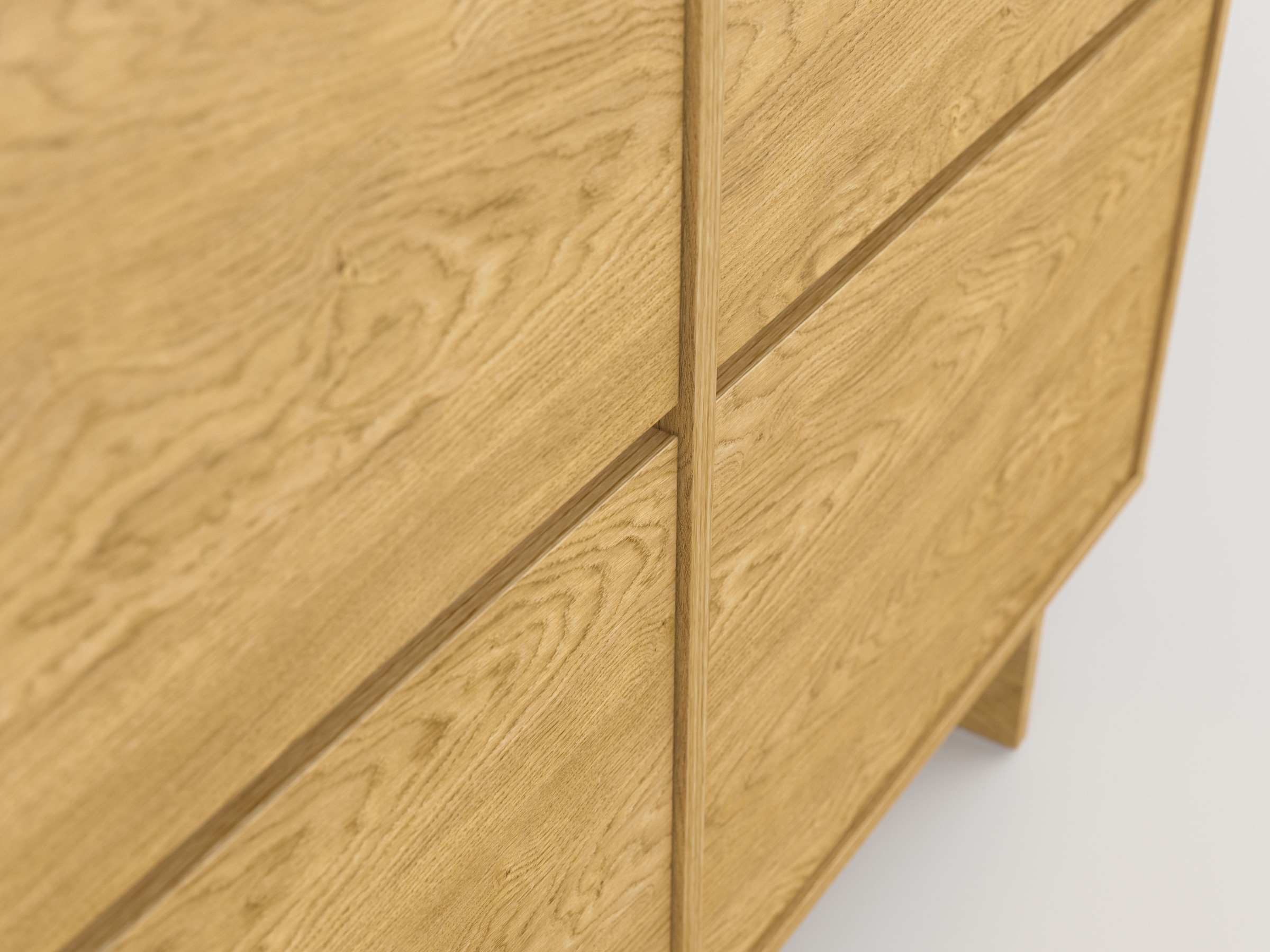 GOODproduct Buffet »Tatami, Stilvolle, moderne grifflose Kommode 2 Türen, Breite 111cm« buffet avec beaucoup de rangement, étagères réglables, fonction push-to-open