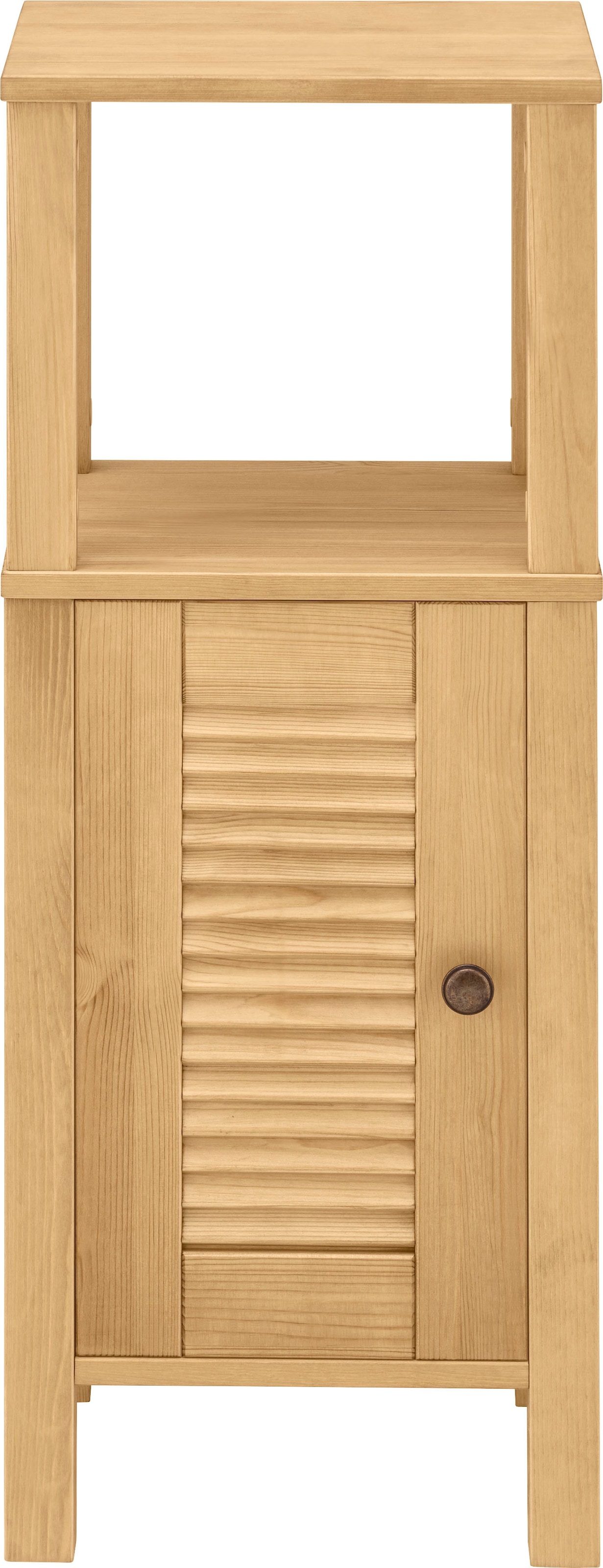 GOODproduct Unterschrank »Ayanna« aus Massivholz, FSC®, Lamellenfront, Breite 34 cm
