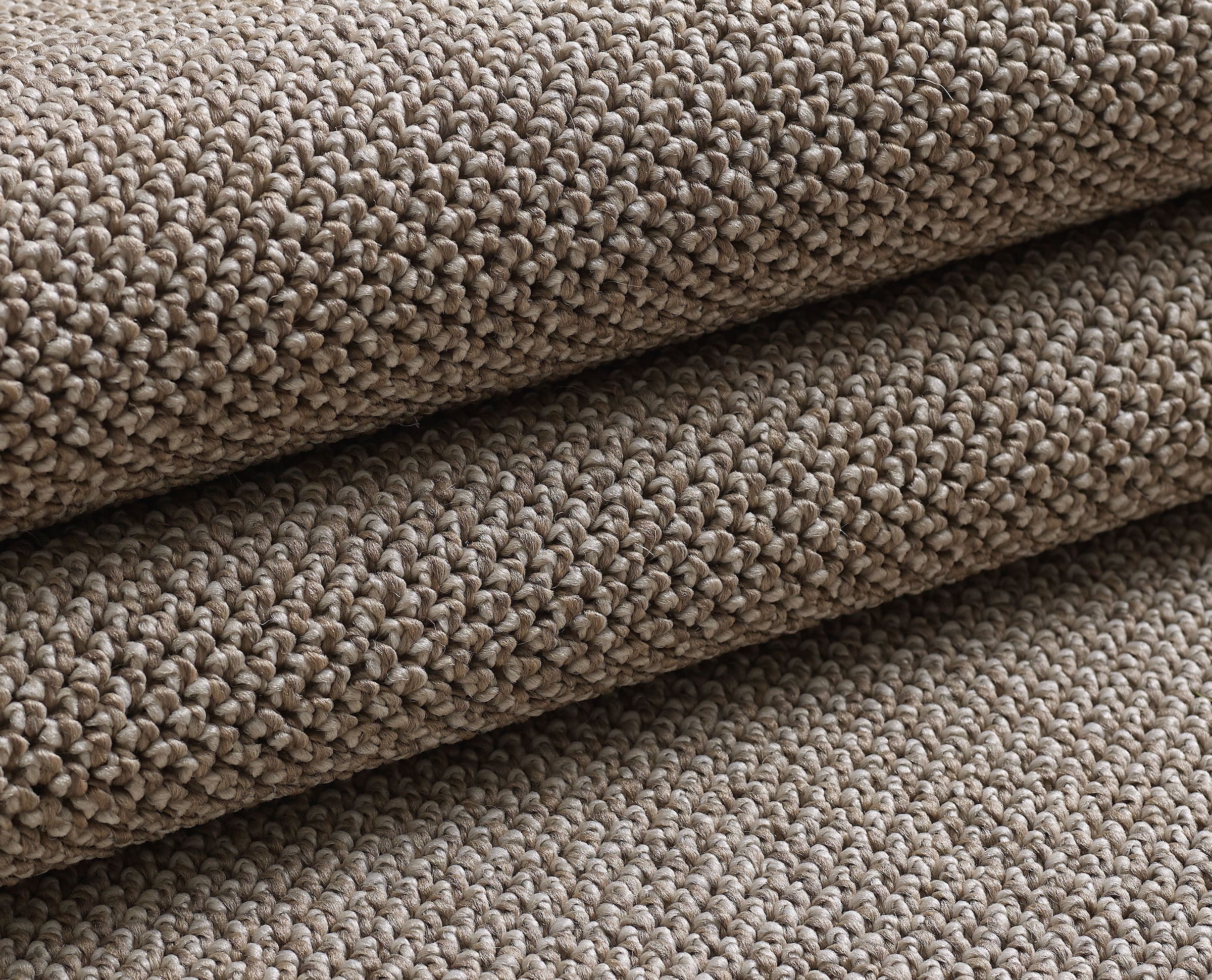 Ayyildiz Teppiche Tapis »LOOM 4300  , auch als Läufer und in Rund« Rectangulaire 7 mm Höhe poil court, structure grossière en boucles, facile d'entretien, résistant
