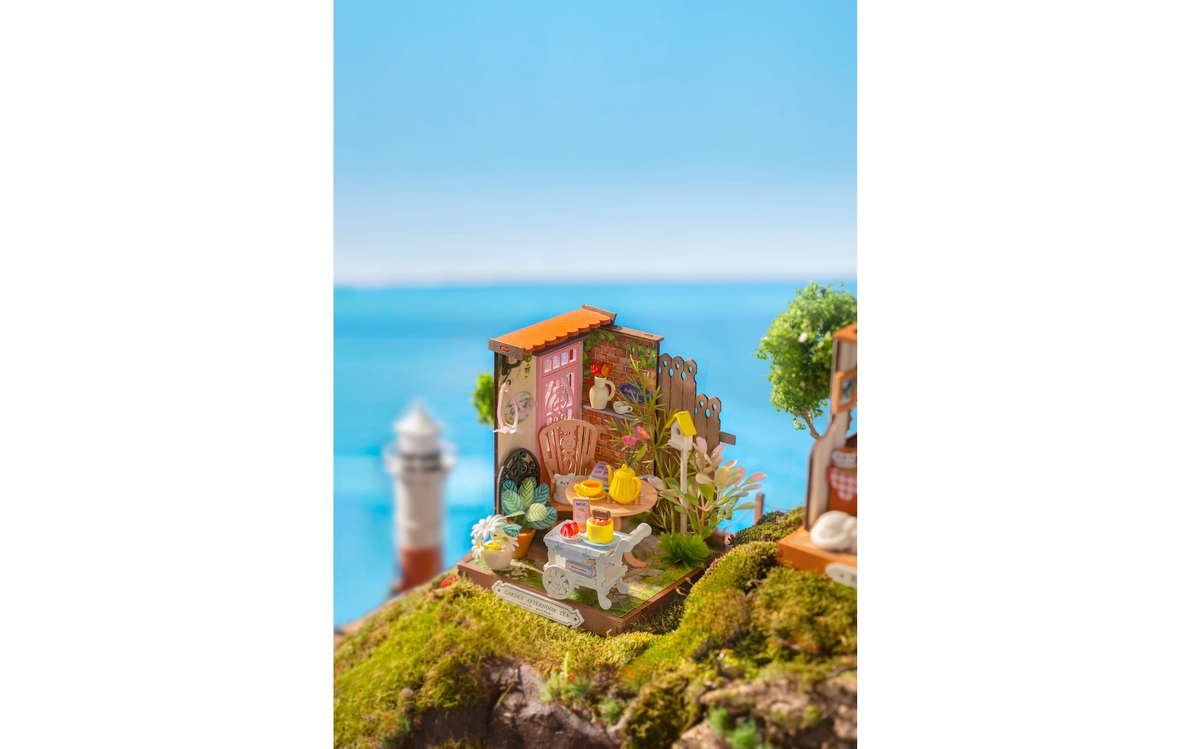   Kit de modèles réduits »RoboTime Eleganter Teegarten«