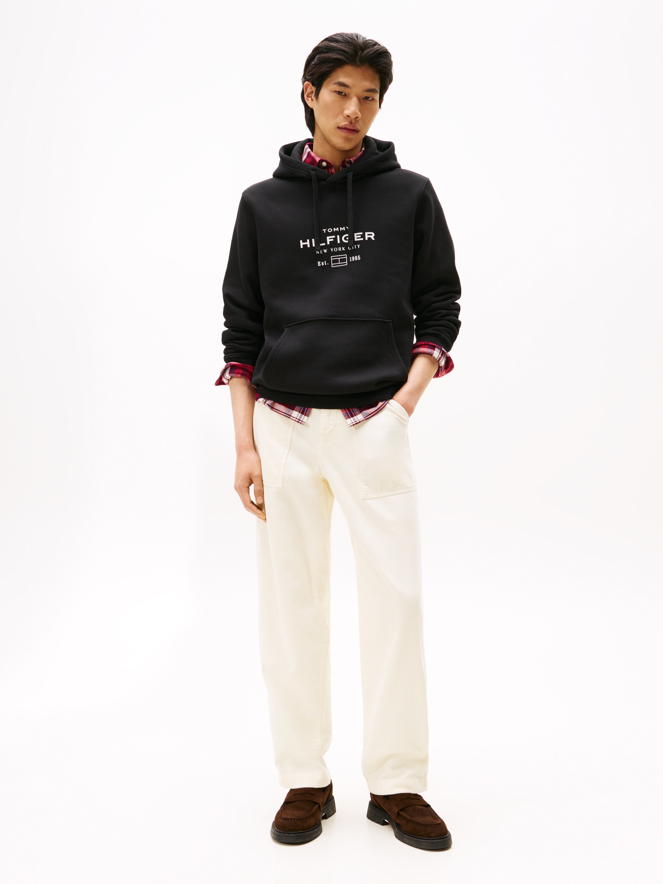 Tommy Hilfiger Sweat à capuche »OVAL GRAPHIC HOODIE«, Regular fit
