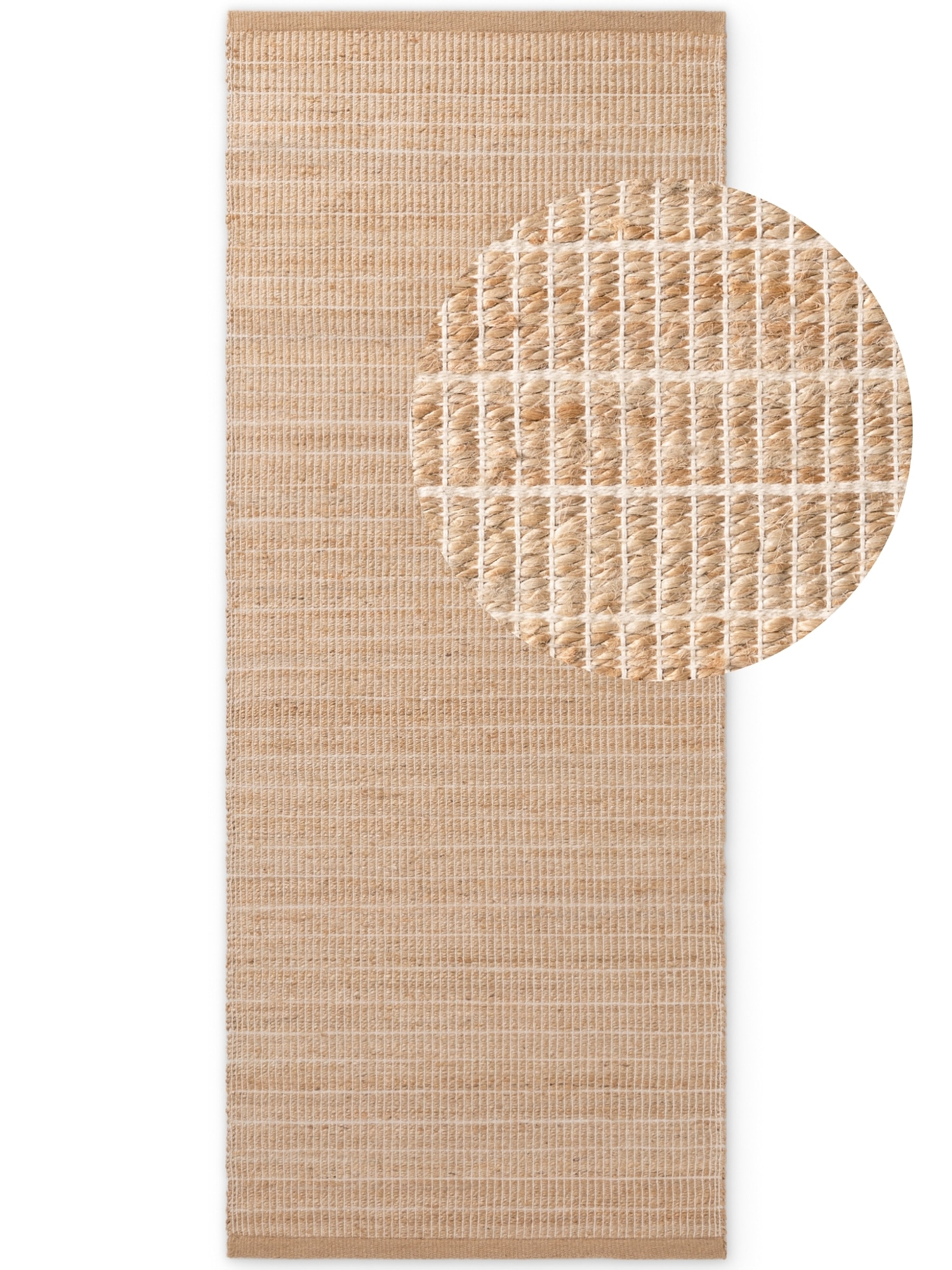 Villeroy & Boch Tapis »Birka« Rectangulaire 6 mm Höhe Jute, Natur, Wohnzimmer, Esszimmer, Schlafzimmer, Flur, Modern, Boho