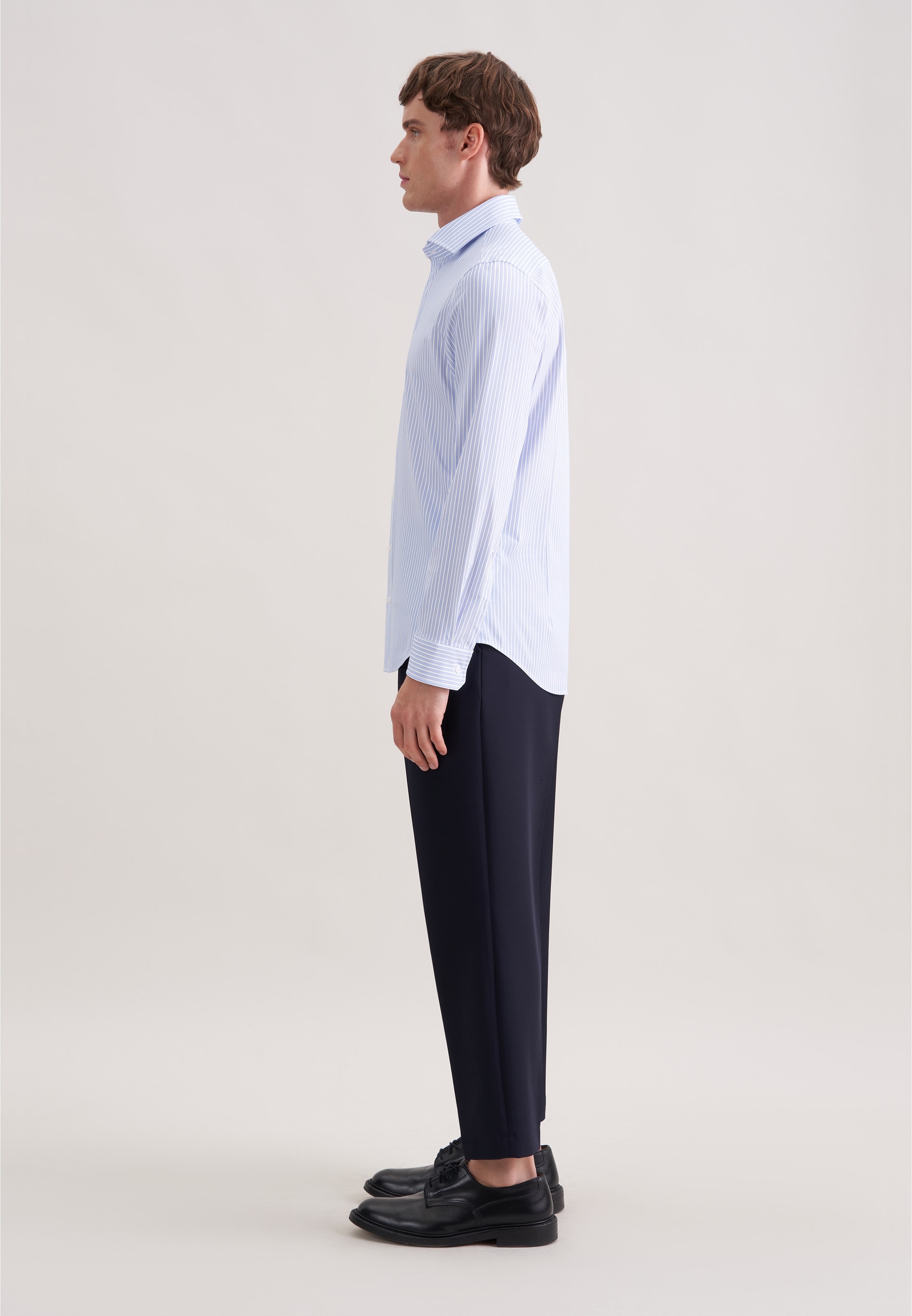 seidensticker Chemise d'affaires »Schwarze Rose« Slim 1/1 Kentkragen Druck