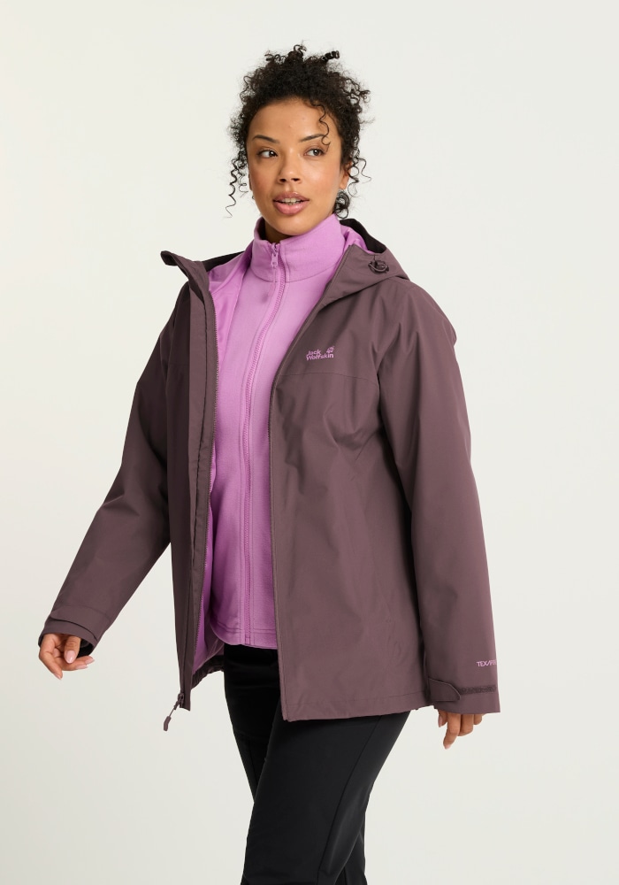 Jack Wolfskin 3-in-1-Funktionsjacke »MOONRISE 2 3IN1 JKT W« 3-in-1-Funktionsjacke, für Wandern und andere Outdoor-Aktivitäten