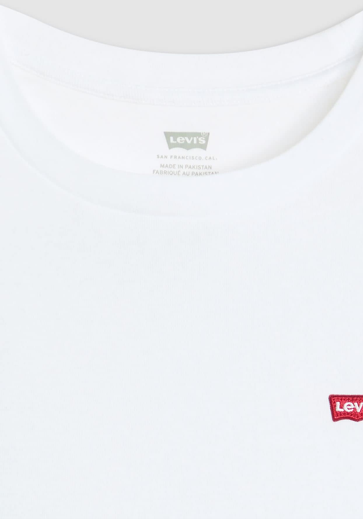 Levi's® T-shirt »Mini-Logo« Packung, 2 cuis mit kleiner Markenlogo-Stickerei auf der Brust