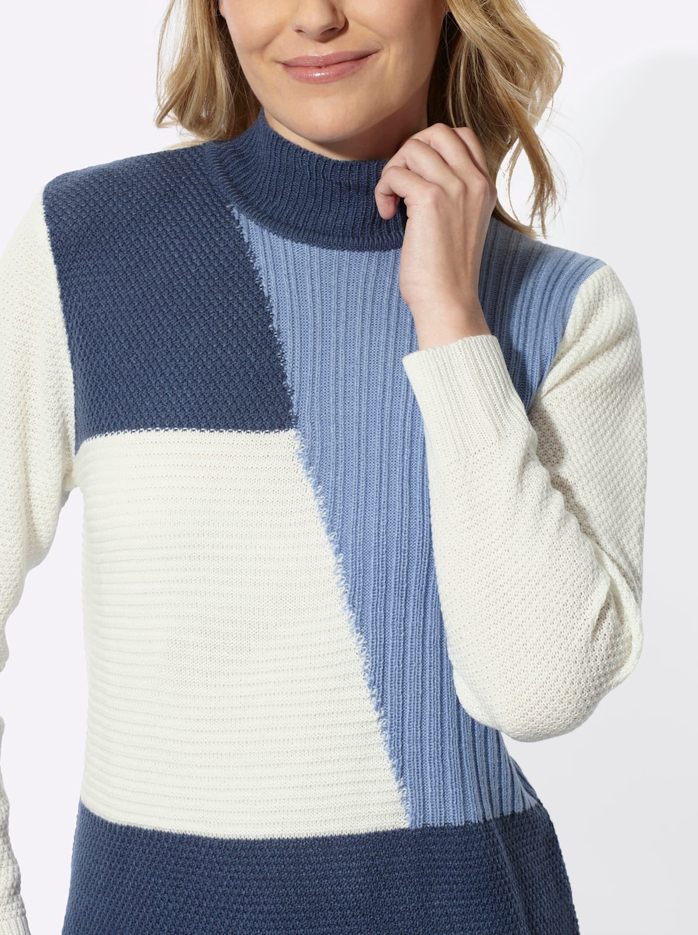 Classic Basics Pull à col montant »Stehkragen-Pullover«