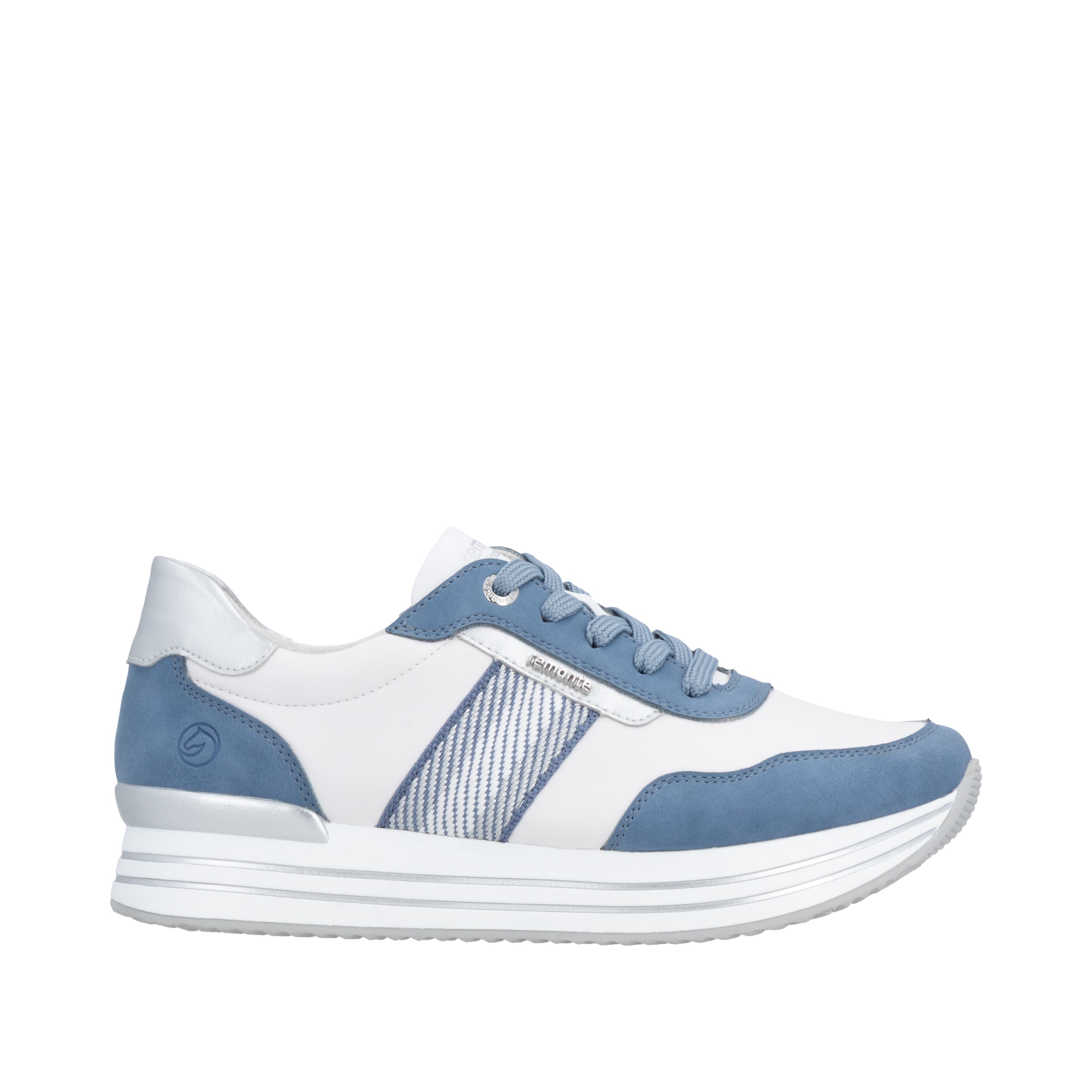 Remonte Plateausneaker  Halbschuh, Schnürschuh mit Metallicdetails und Softfussbett