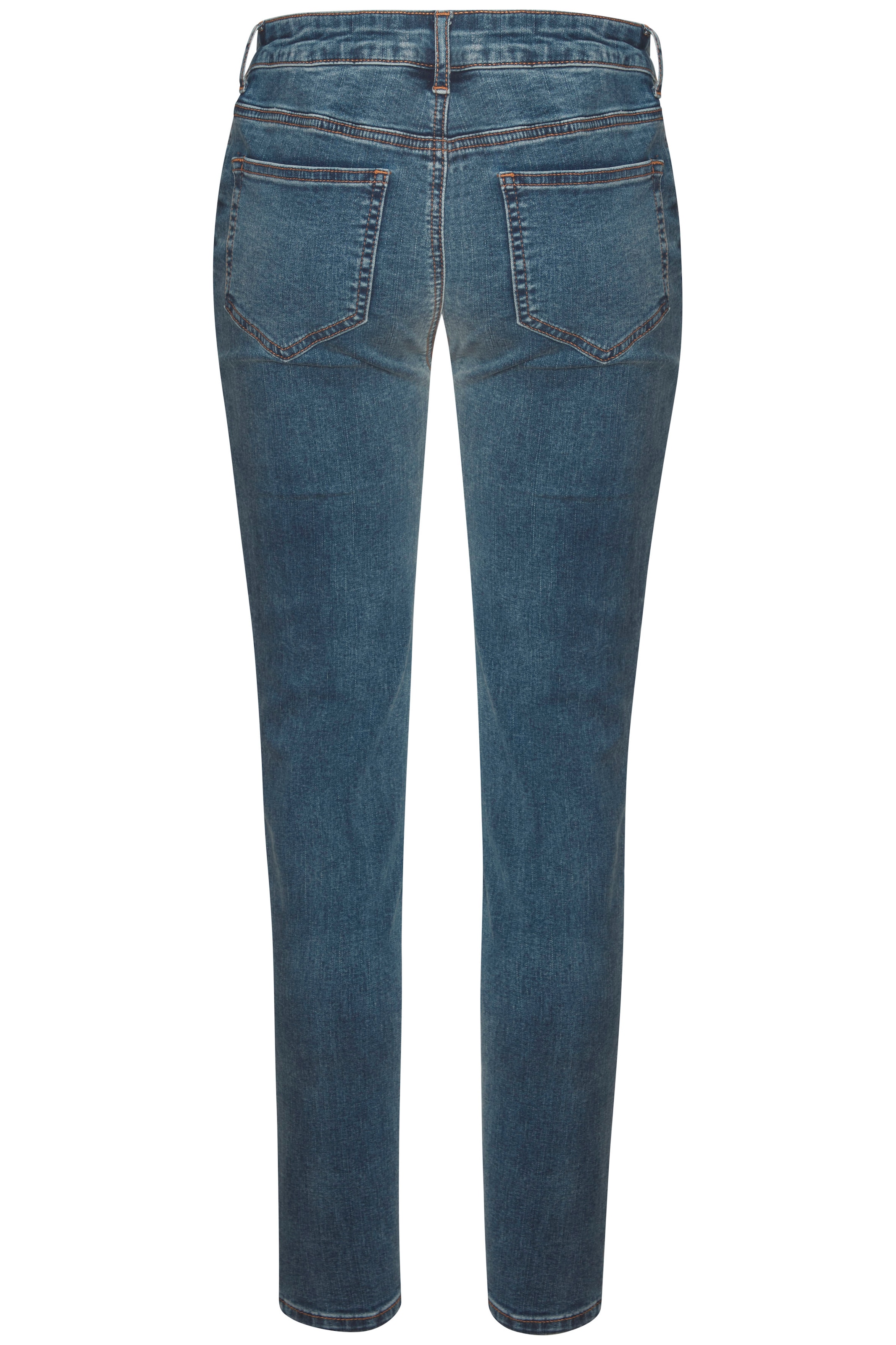 LASCANA Jeans taille haute mit sichtbarer Knopfleiste und Stretch-Anteil, Skinny, High Waist